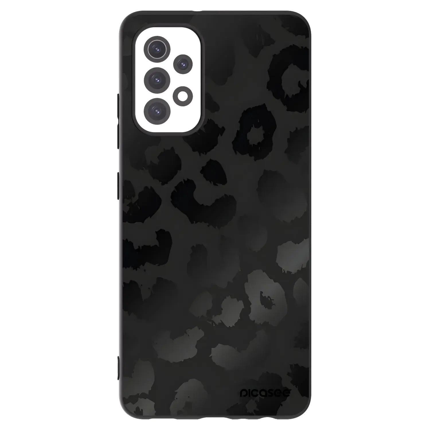 Silikonový černý obal pro Samsung Galaxy A32 5G A326B - Midnight Leopard