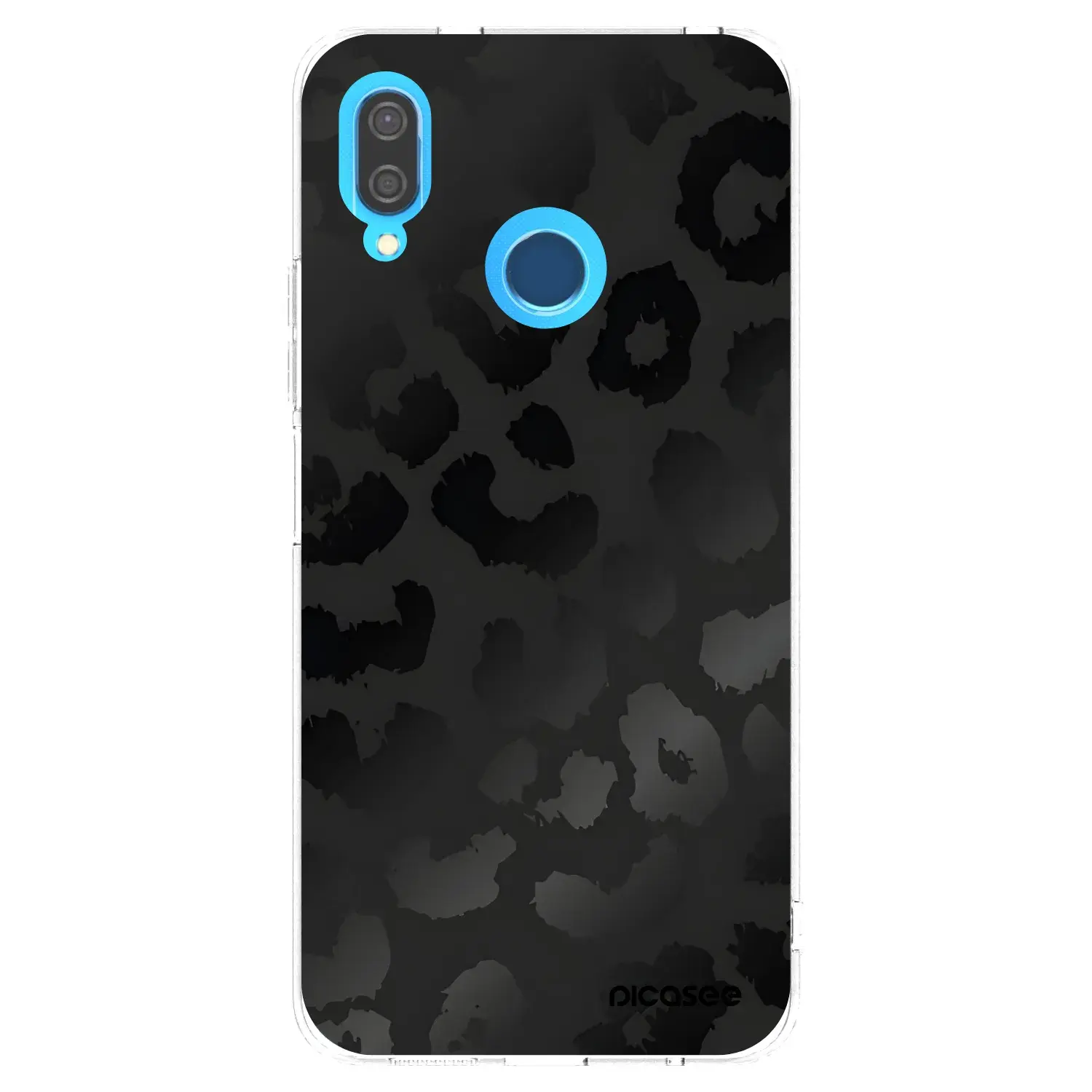 Silikonový průhledný obal pro Huawei P20 Lite - Midnight Leopard