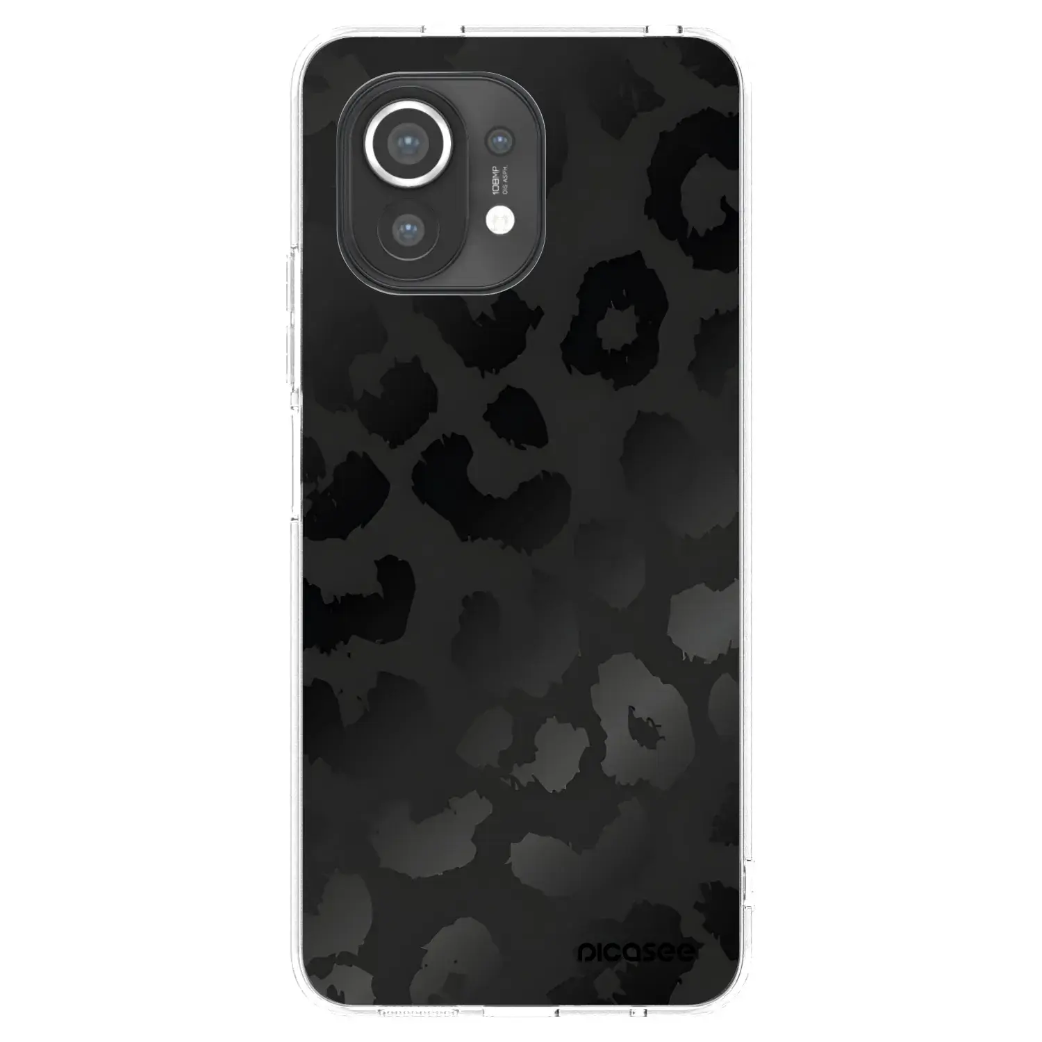 Silikonový průhledný obal pro Xiaomi Mi 11 - Midnight Leopard