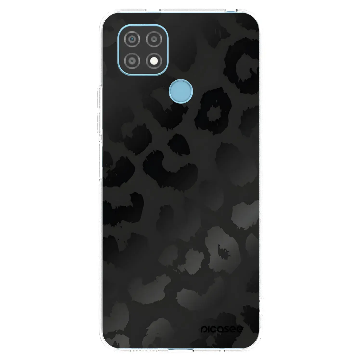 Silikonový průhledný obal pro Realme C21 - Midnight Leopard