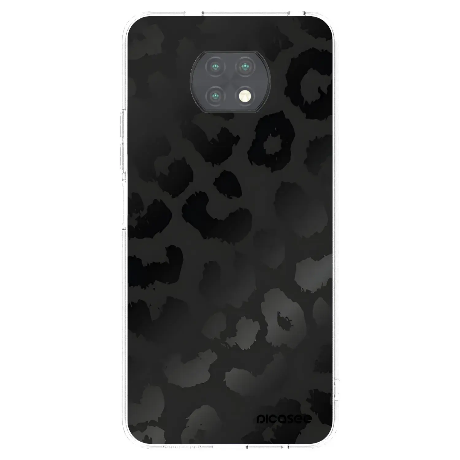 Silikonový průhledný obal pro Xiaomi Redmi Note 9T - Midnight Leopard
