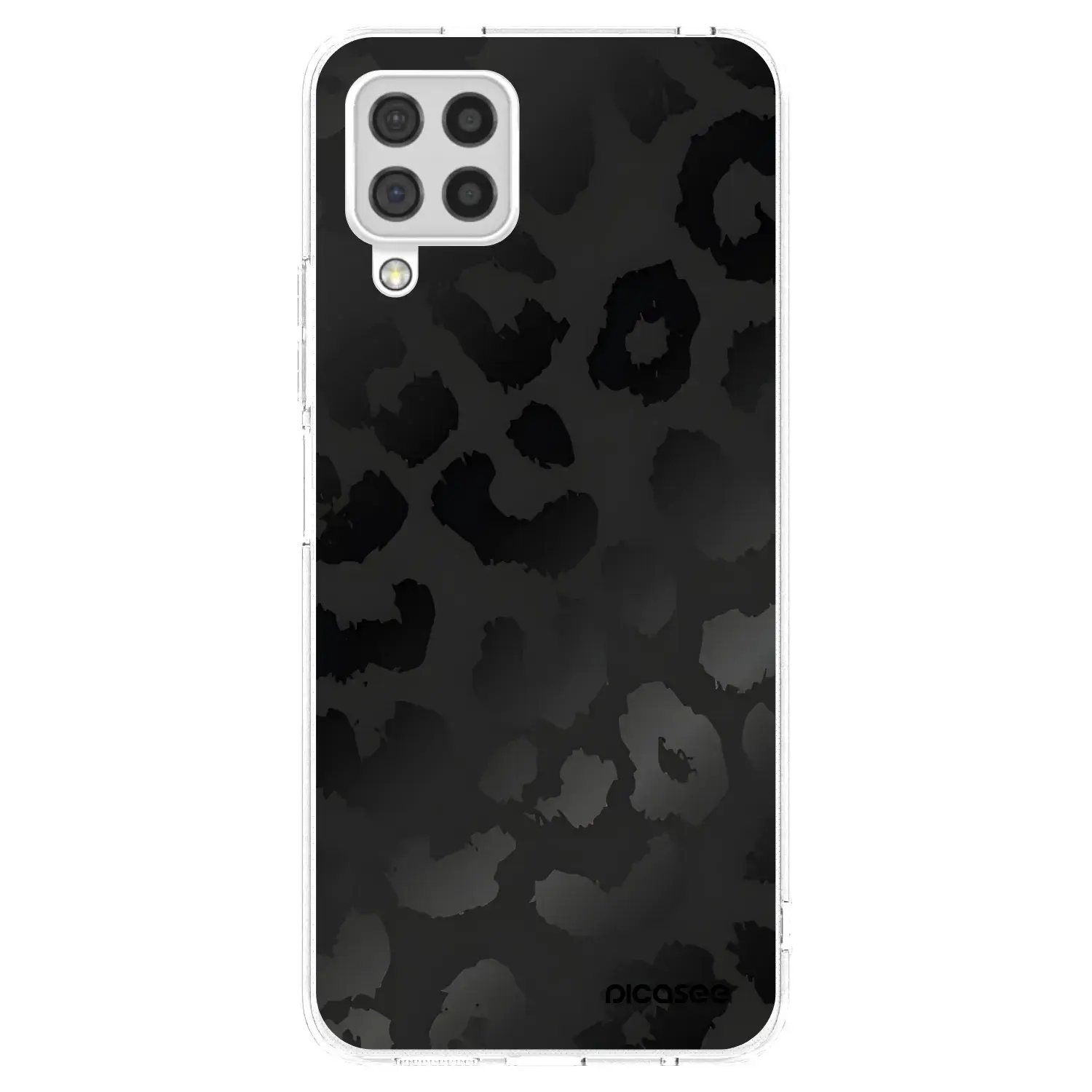 Silikonový průhledný obal pro Samsung Galaxy A22 A225F 4G - Midnight Leopard