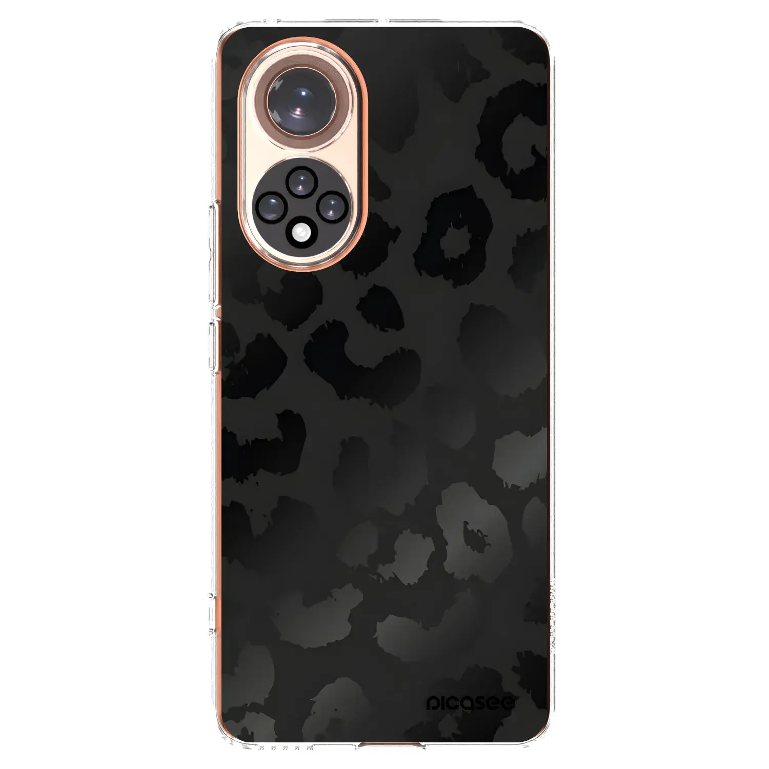 Silikonový průhledný obal pro Huawei Nova 9 - Midnight Leopard
