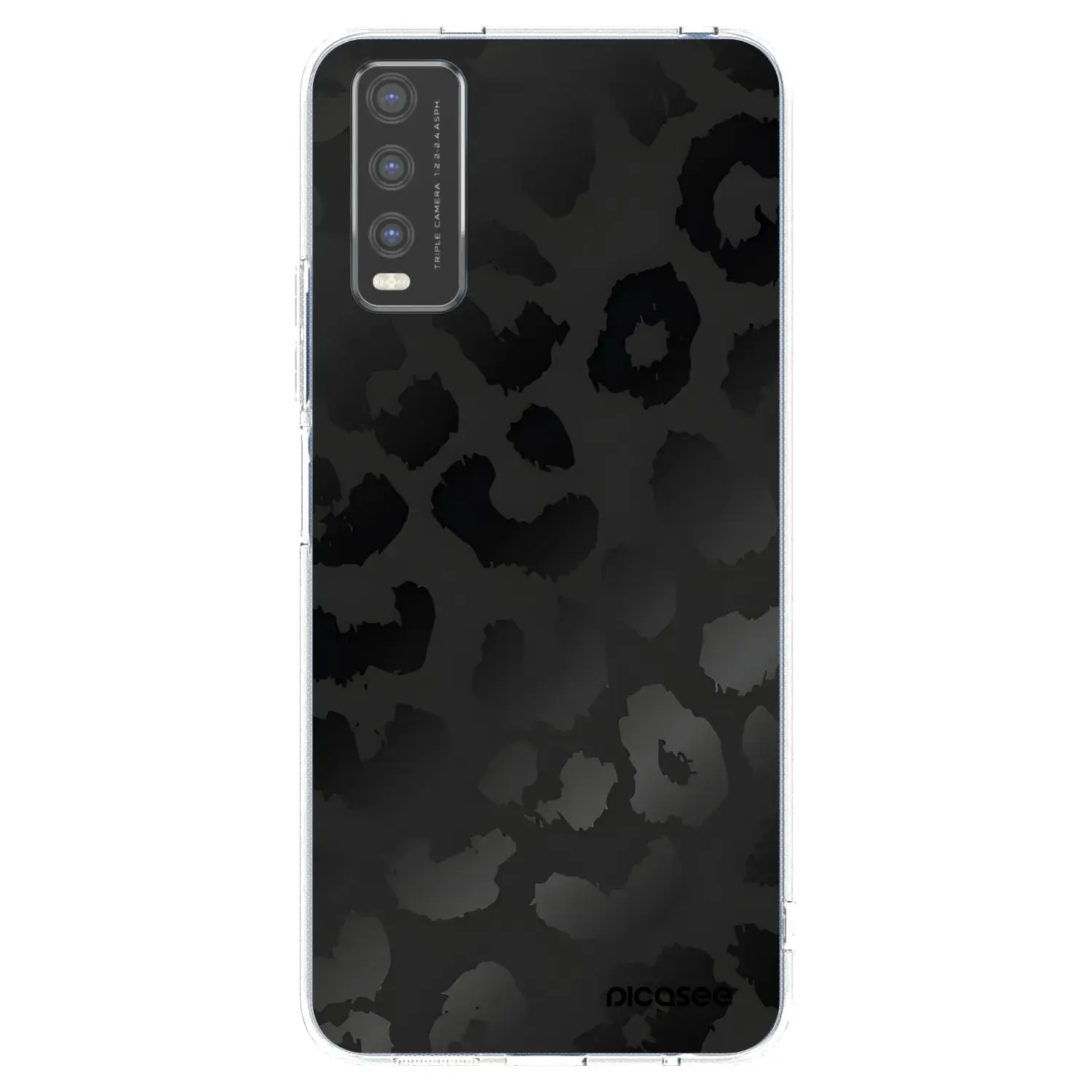 Silikonový průhledný obal pro Vivo Y20s - Midnight Leopard