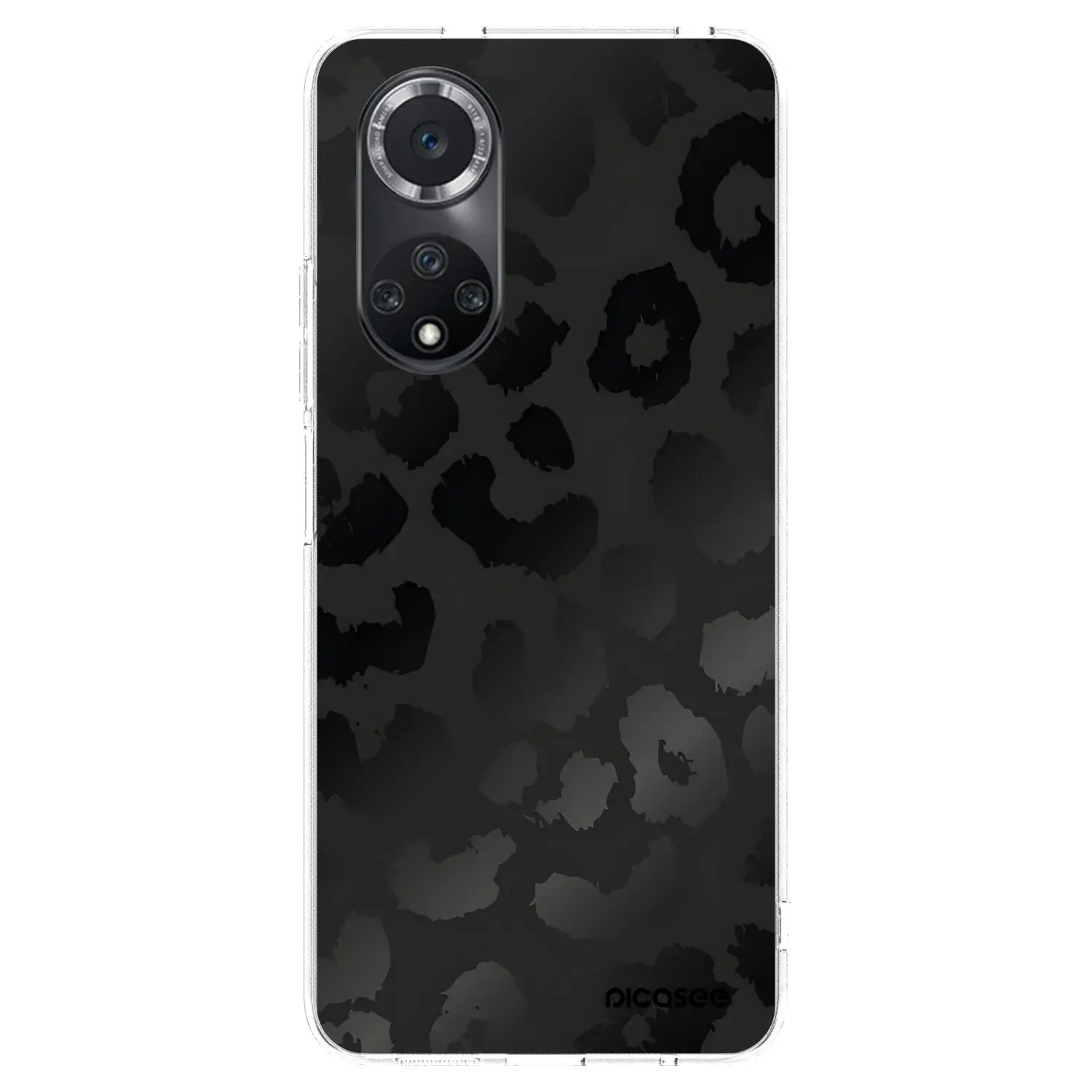 Silikonový průhledný obal pro Huawei Nova 9 SE - Midnight Leopard
