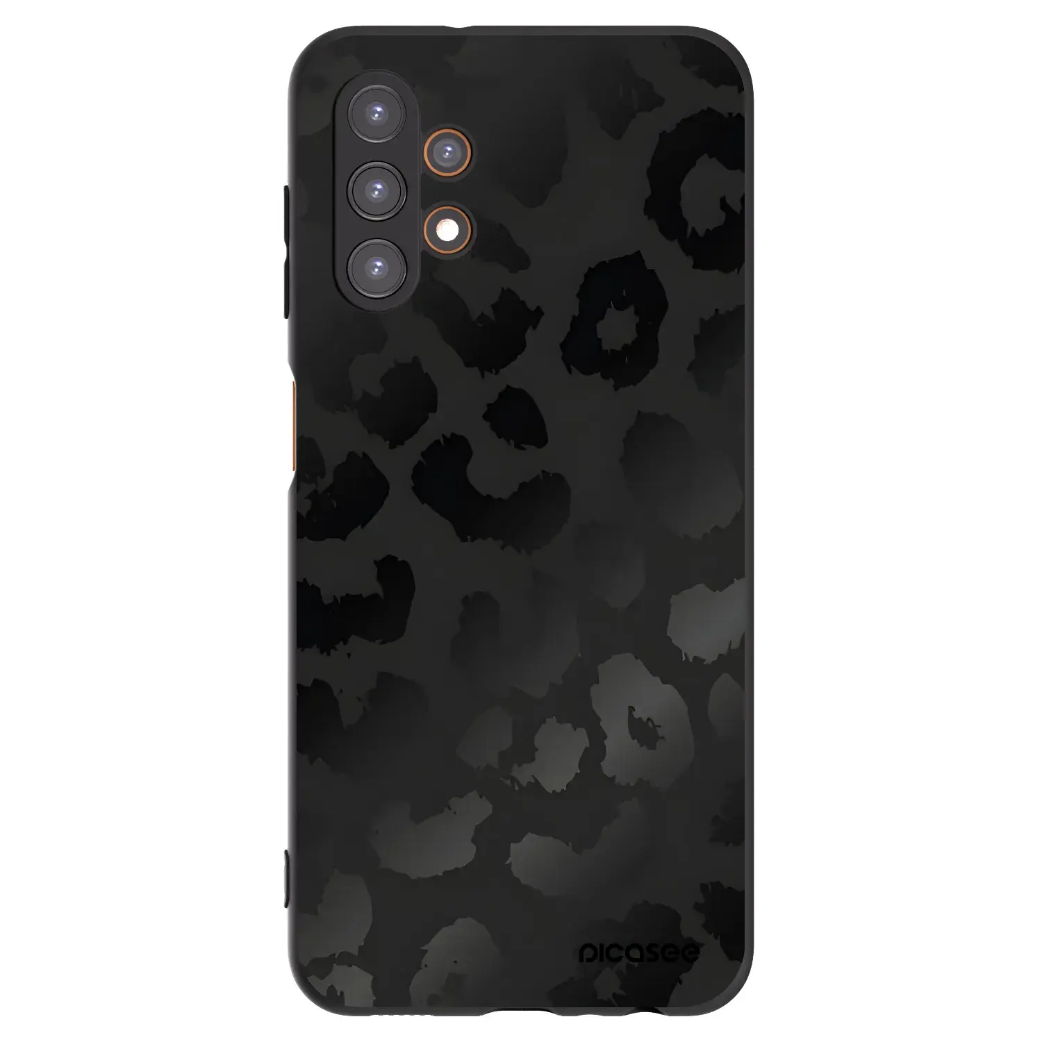 Silikonový černý obal pro Samsung Galaxy A13 4G A135 - Midnight Leopard