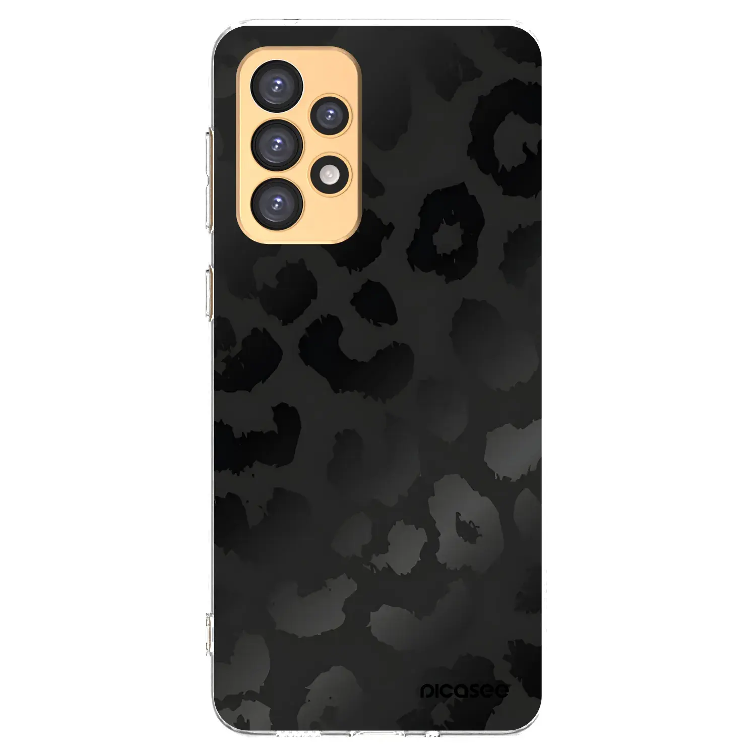 Silikonový průhledný obal pro Samsung Galaxy A33 5G A336 - Midnight Leopard