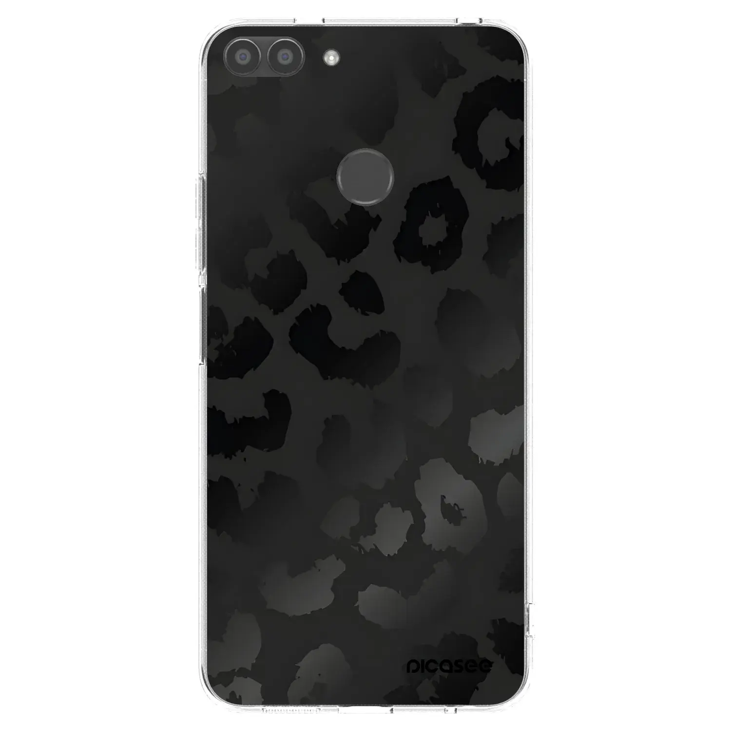 Silikonový průhledný obal pro Huawei P Smart - Midnight Leopard