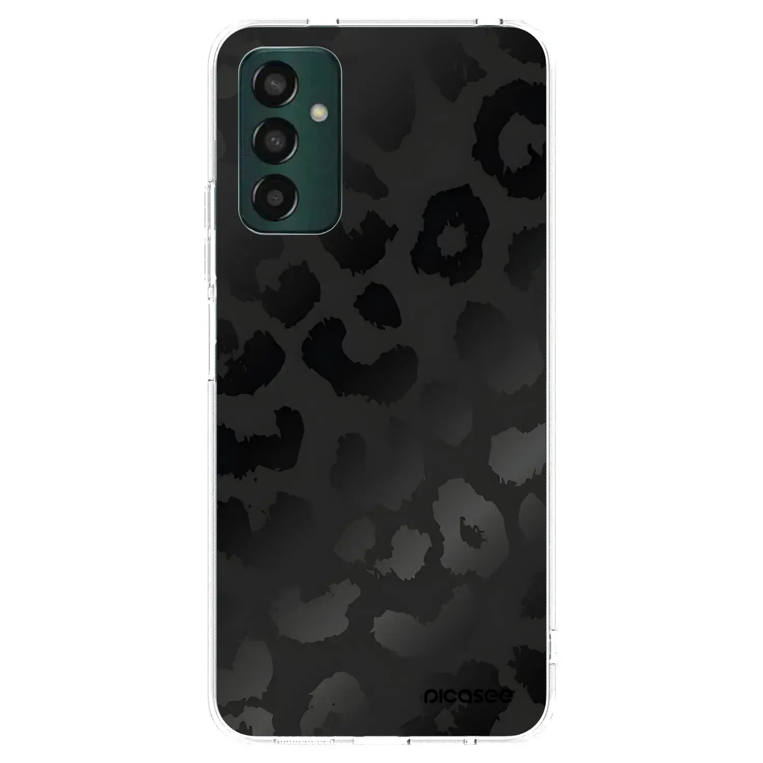 Silikonový průhledný obal pro Samsung Galaxy M13 M135F - Midnight Leopard