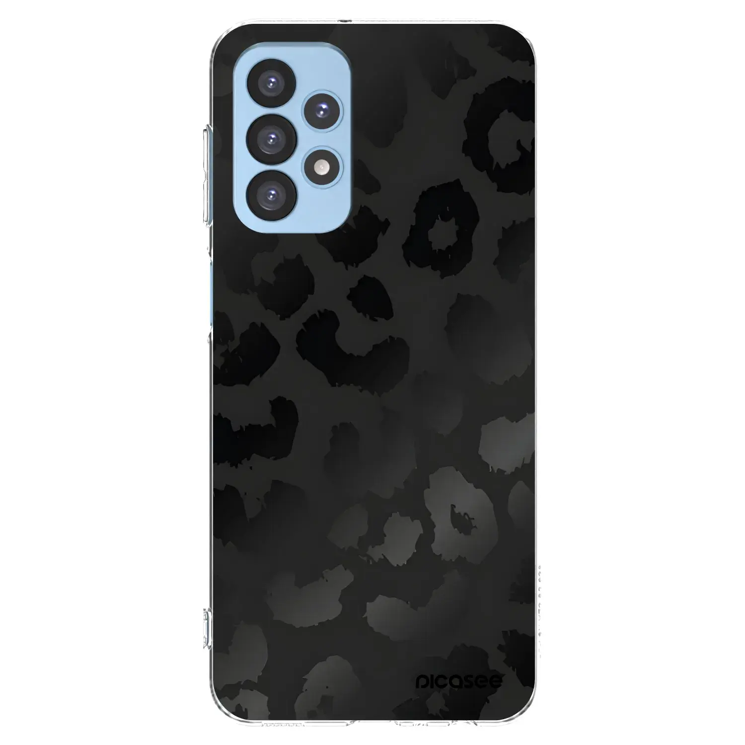 Silikonový průhledný obal pro Samsung Galaxy A23 A235F 4G - Midnight Leopard