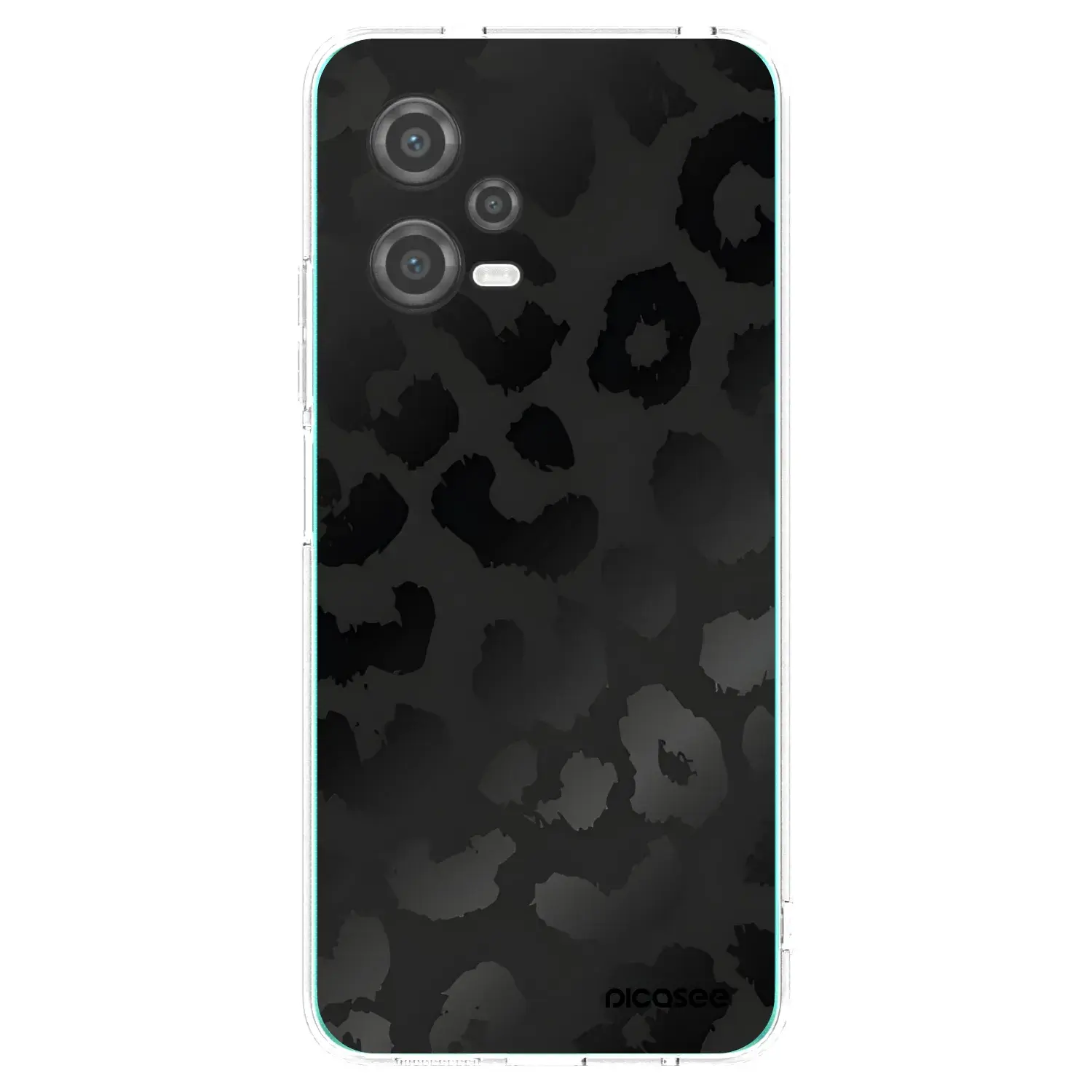 Silikonový průhledný obal pro Xiaomi Poco X5 - Midnight Leopard