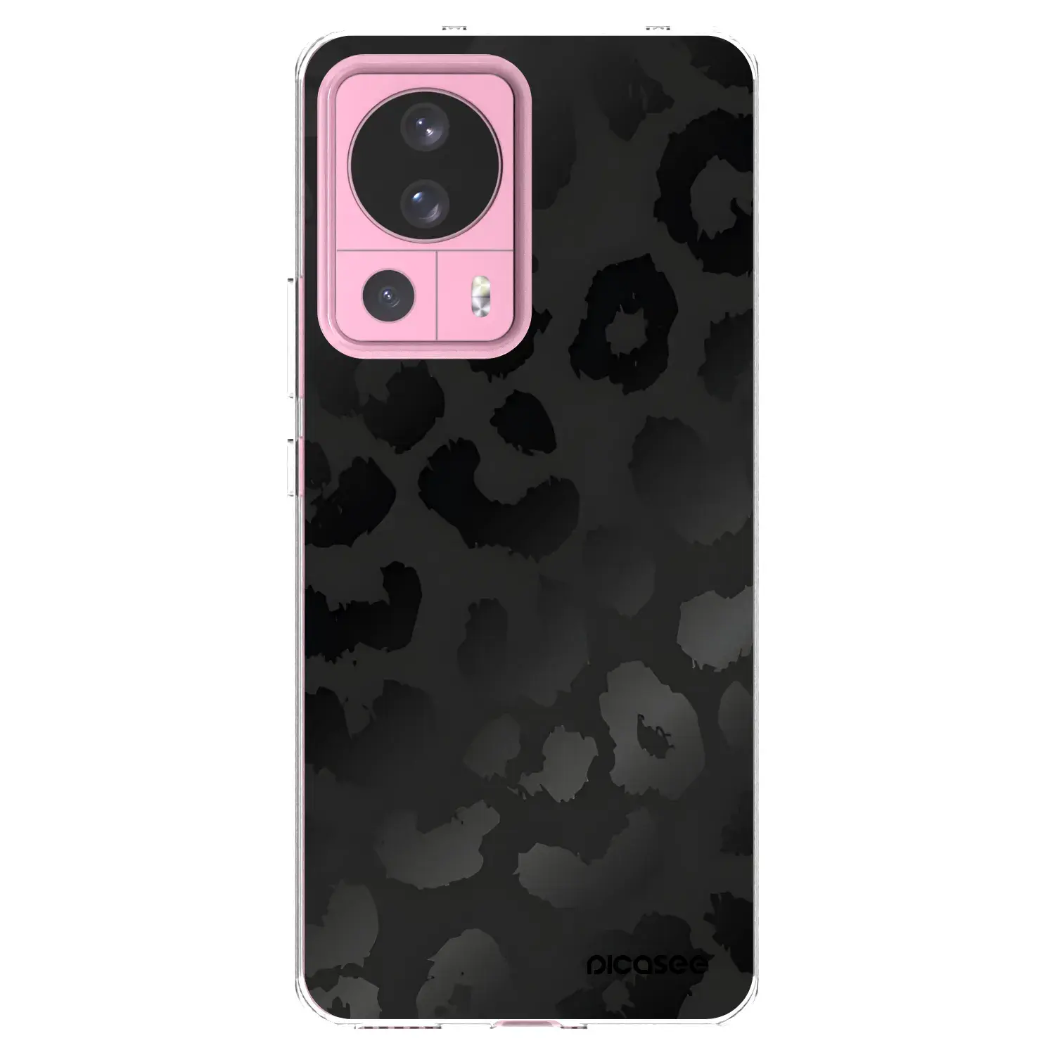 Silikonový průhledný obal pro Xiaomi 13 Lite - Midnight Leopard