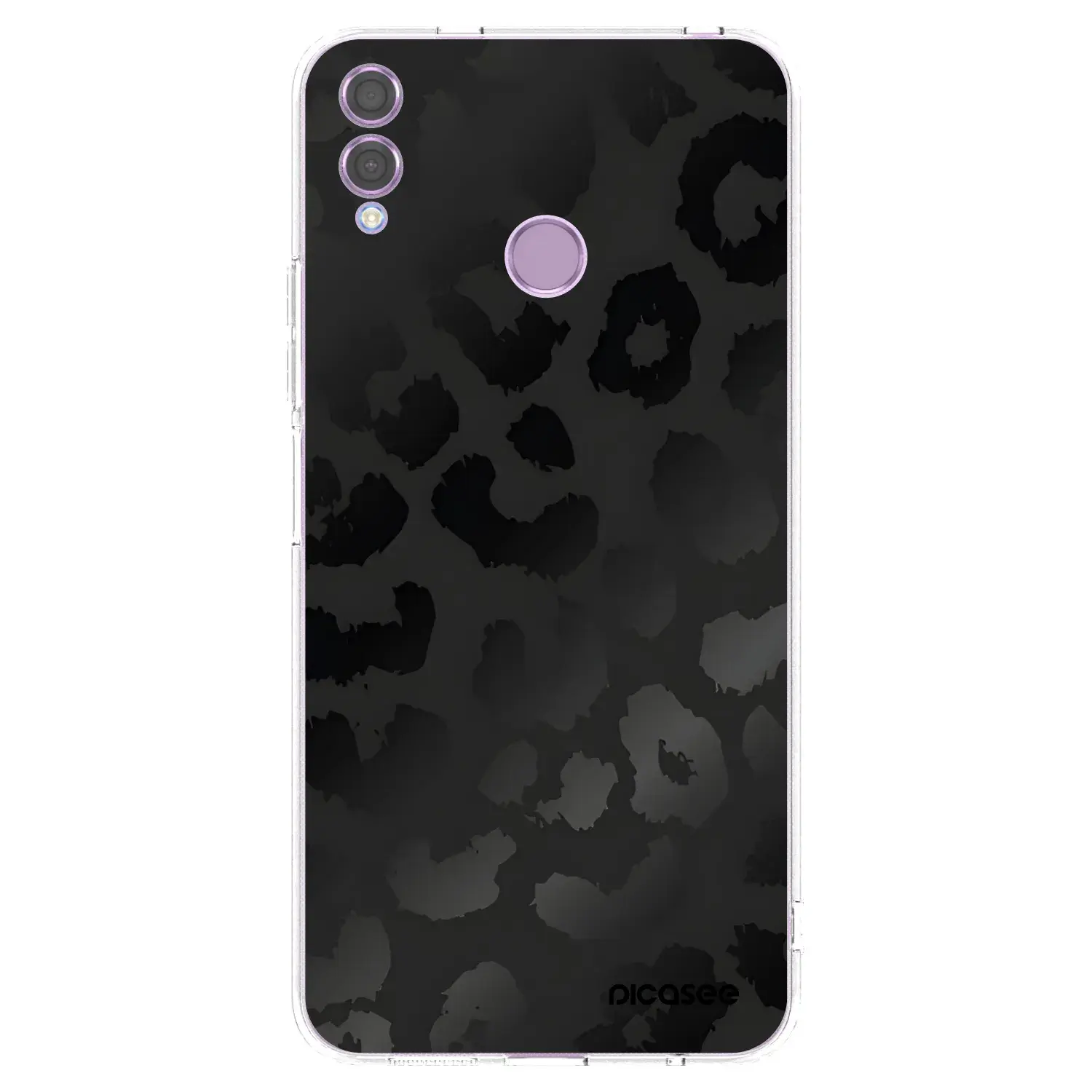 Silikonový průhledný obal pro Honor 8X - Midnight Leopard