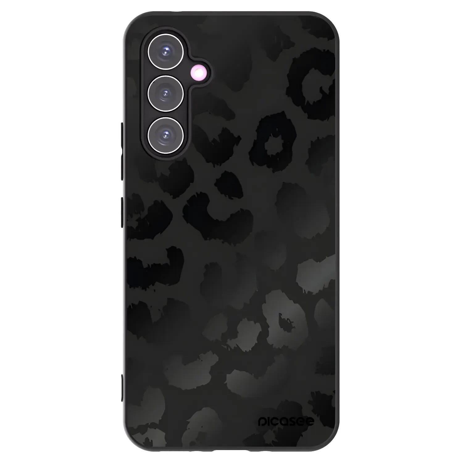 Silikonový černý obal pro Samsung Galaxy A54 5G A546B - Midnight Leopard