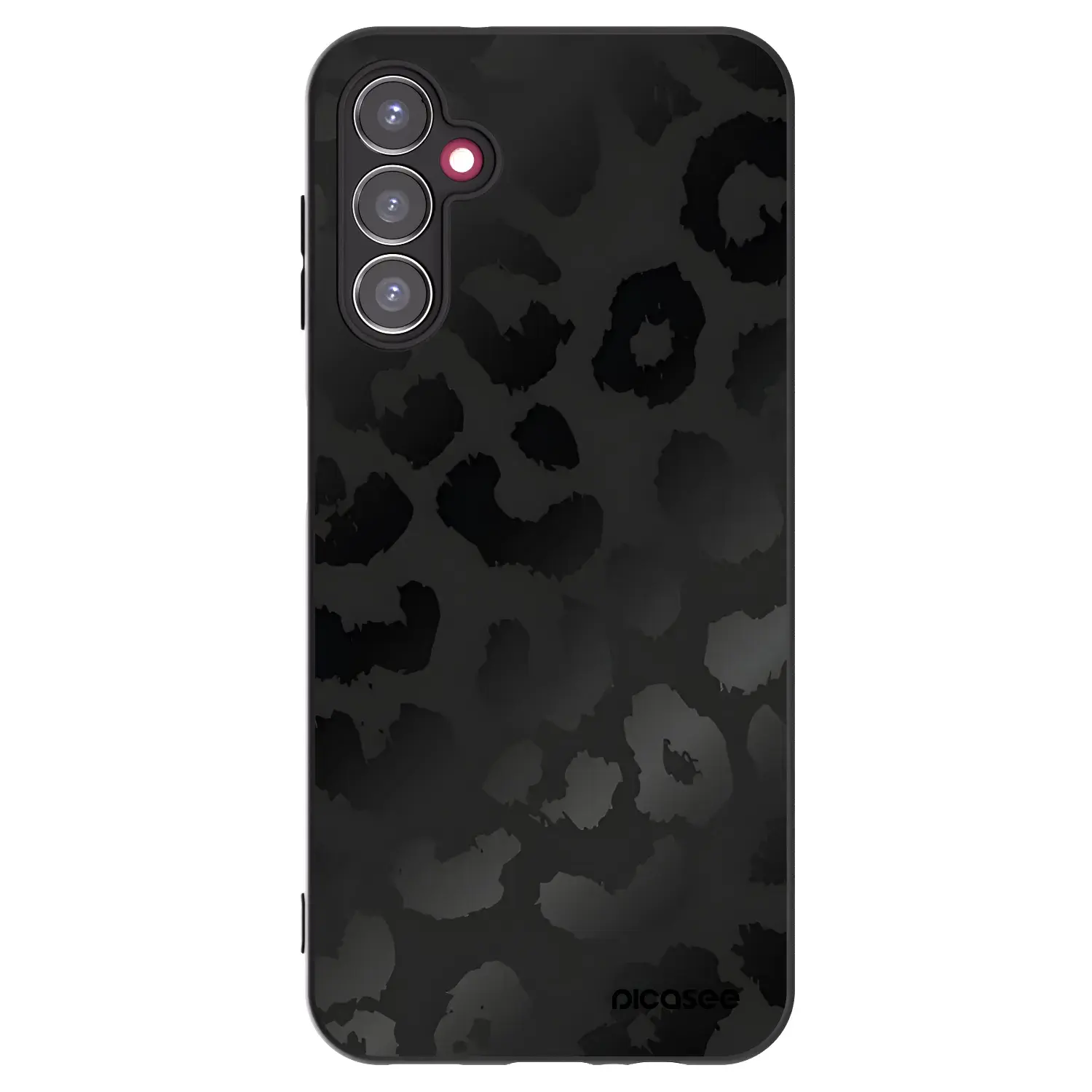 Silikonový černý obal pro Samsung Galaxy A14 4G A145R - Midnight Leopard