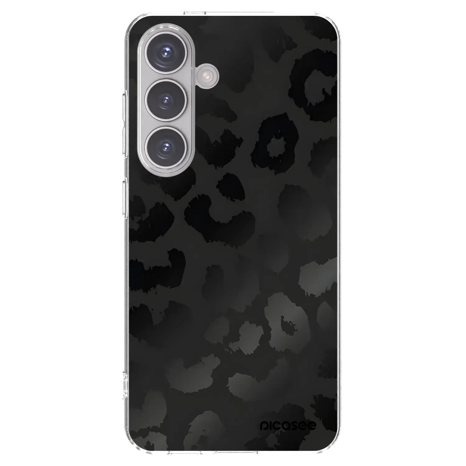 Silikonový průhledný obal pro Samsung Galaxy S24 S921B 5G - Midnight Leopard