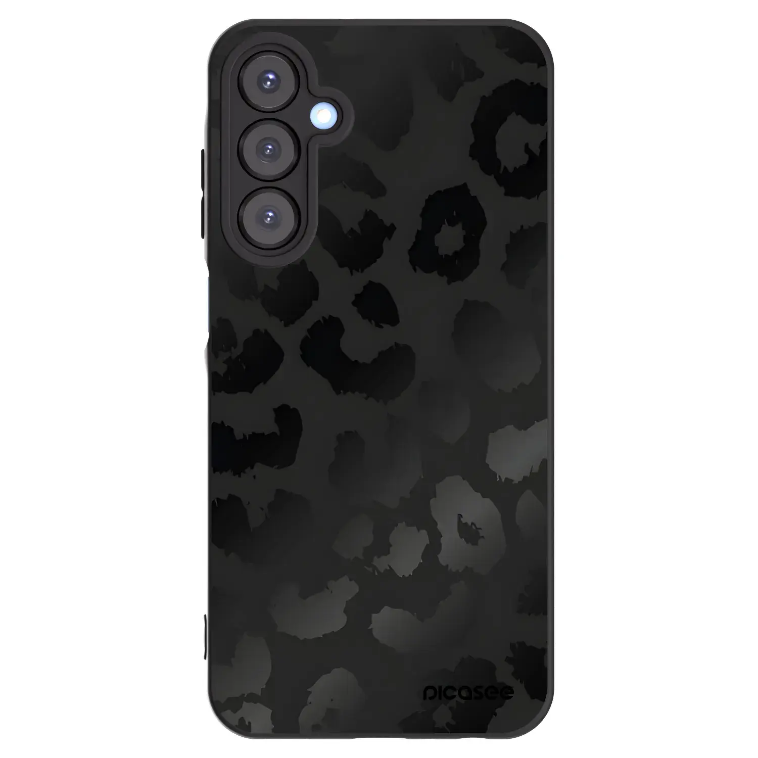 Silikonový černý obal pro Samsung Galaxy A25 A256B 5G - Midnight Leopard