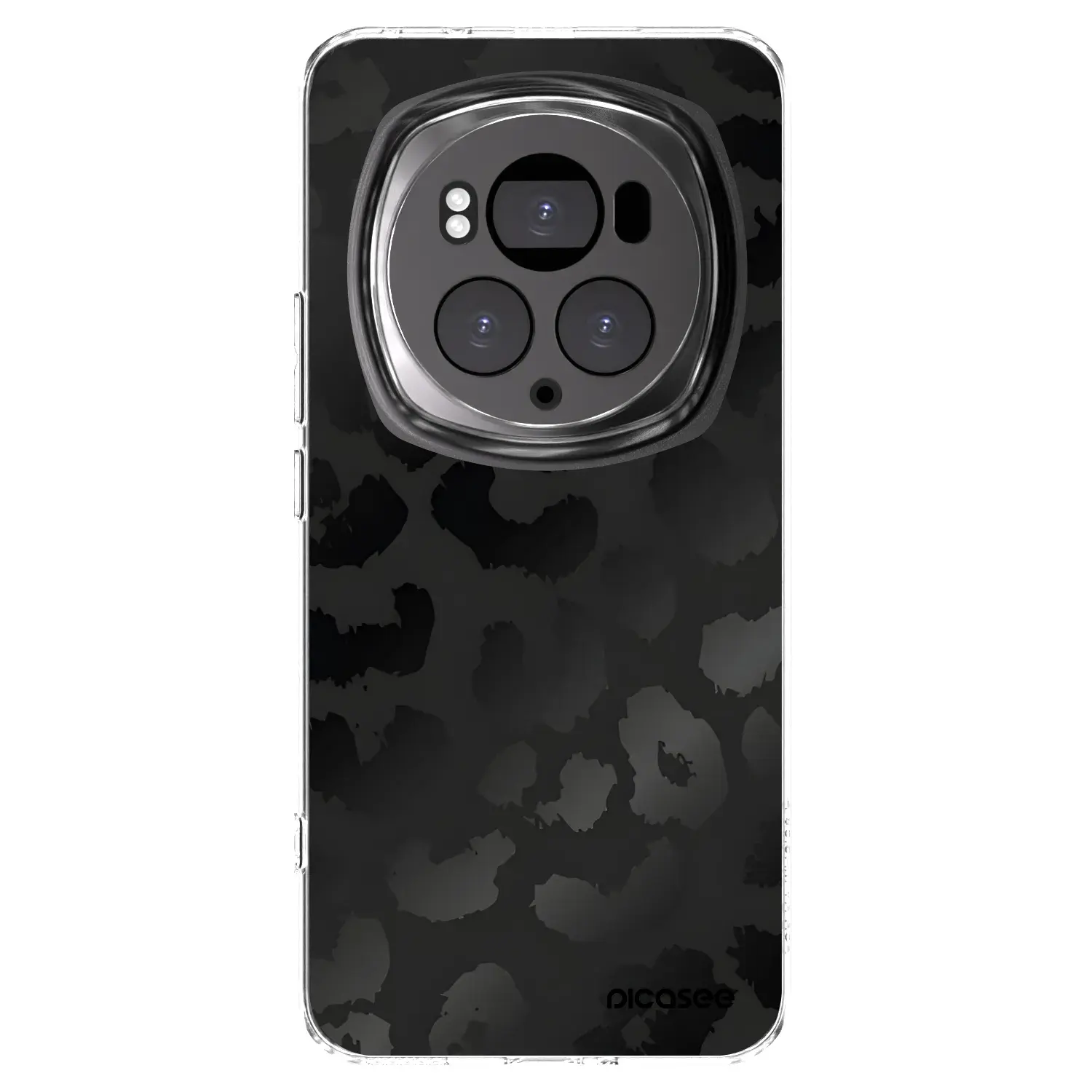 Silikonový průhledný obal pro Honor Magic6 Pro - Midnight Leopard