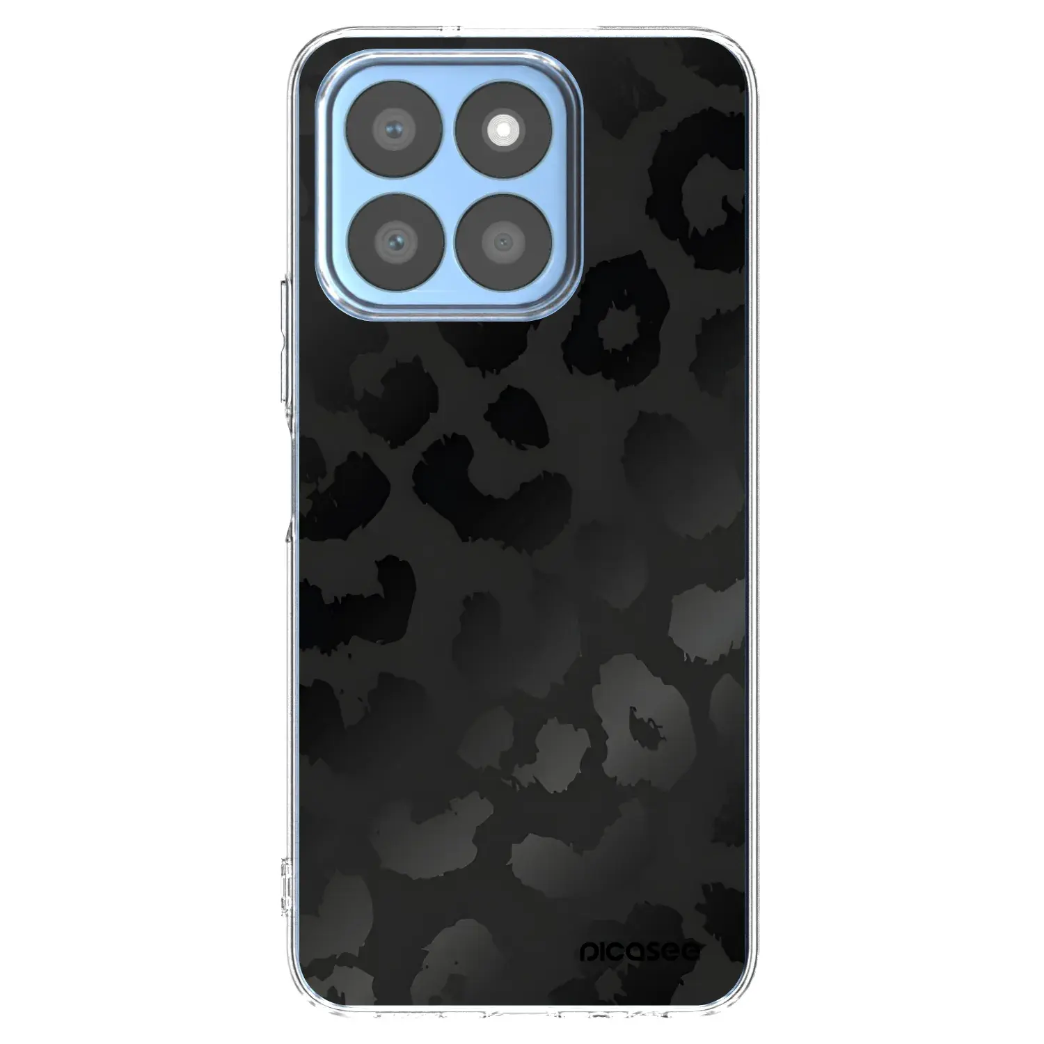 Silikonový průhledný obal pro Honor X8b - Midnight Leopard