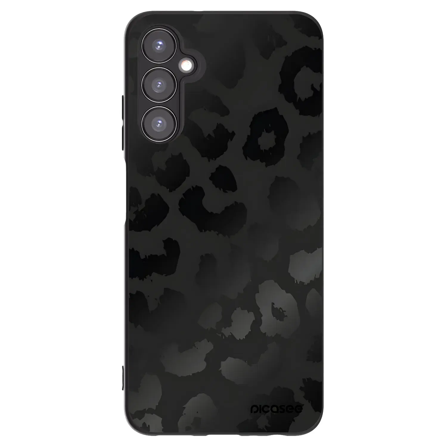 Silikonový černý obal pro Samsung Galaxy A05s A057G - Midnight Leopard