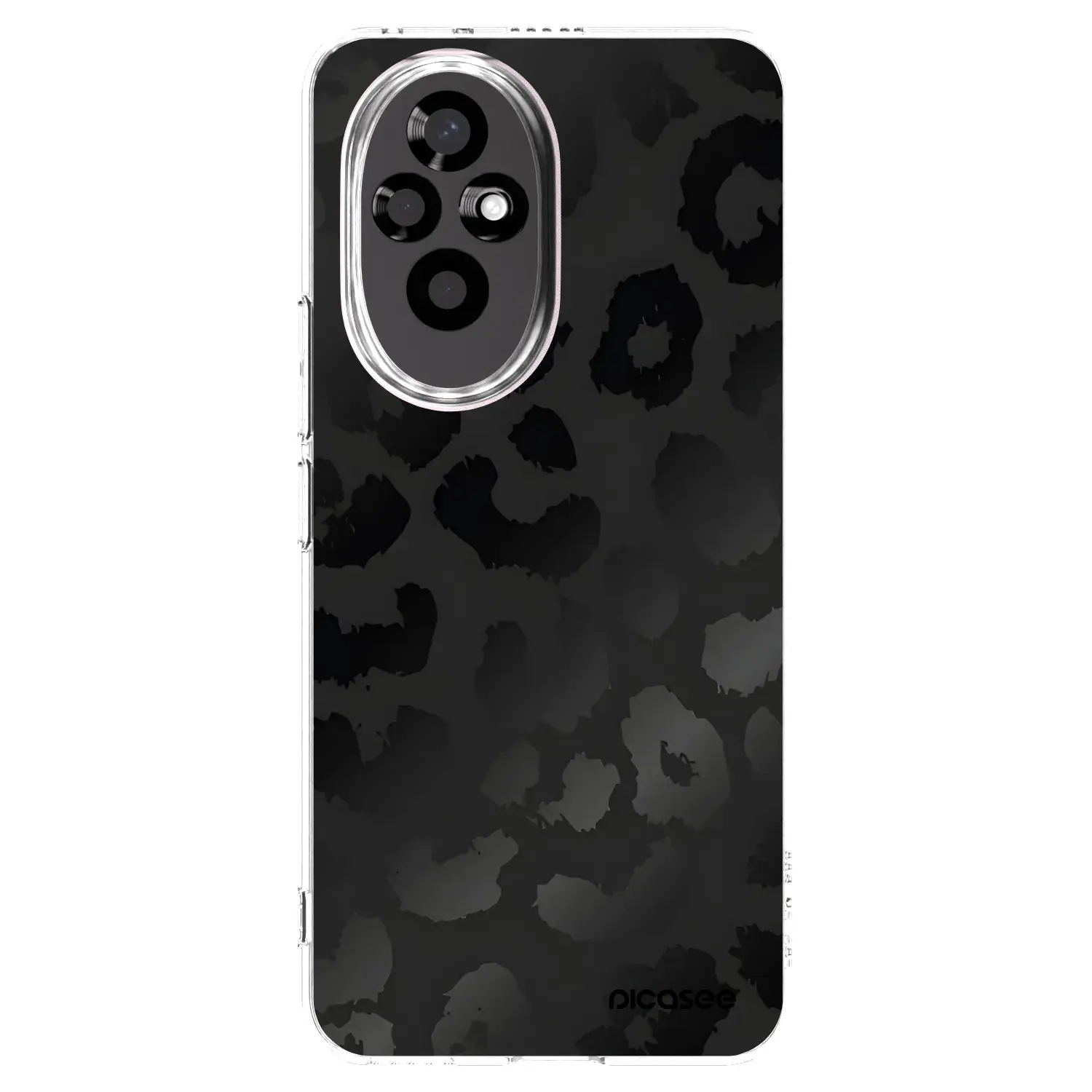 Silikonový průhledný obal pro Honor 200 5G - Midnight Leopard