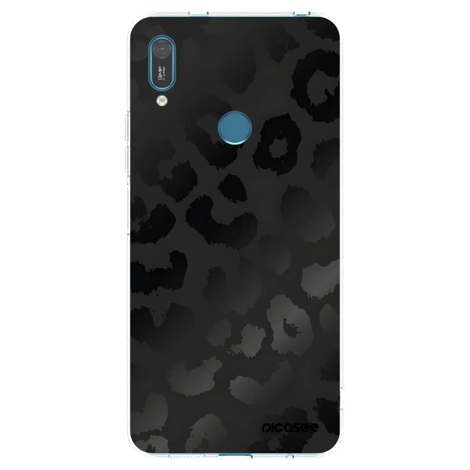 Silikonový průhledný obal pro Huawei Y7 2019 - Midnight Leopard