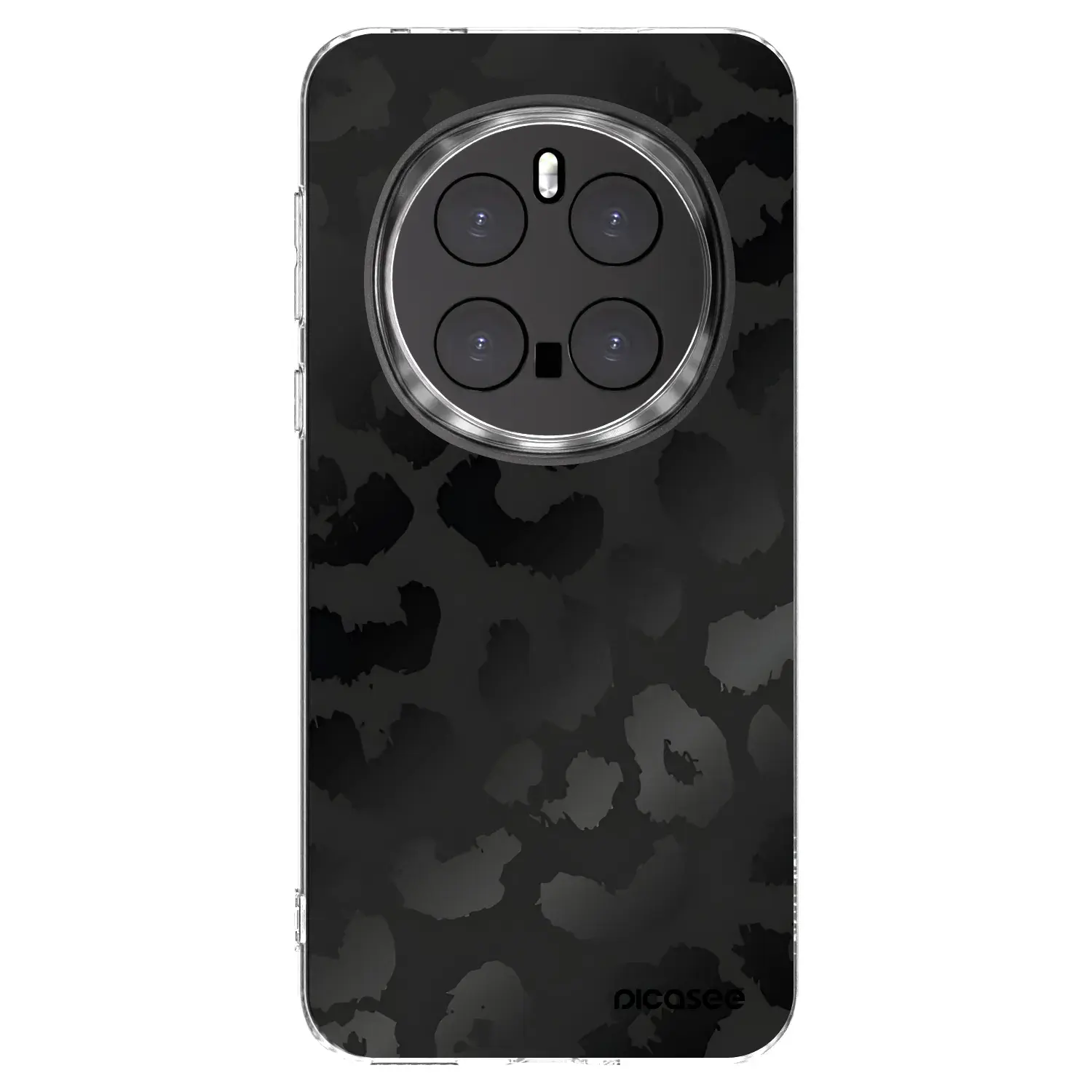 Silikonový průhledný obal pro Honor Magic7 Pro 5G - Midnight Leopard