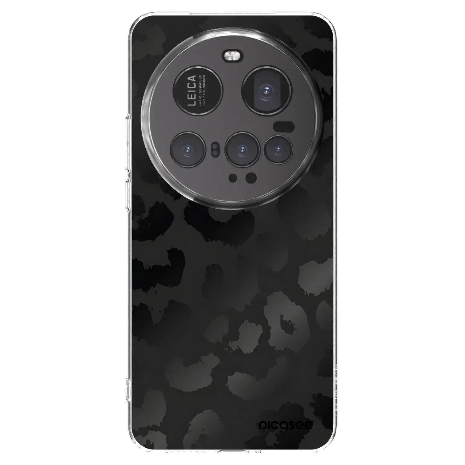 Silikonový průhledný obal pro Xiaomi 15 Ultra - Midnight Leopard