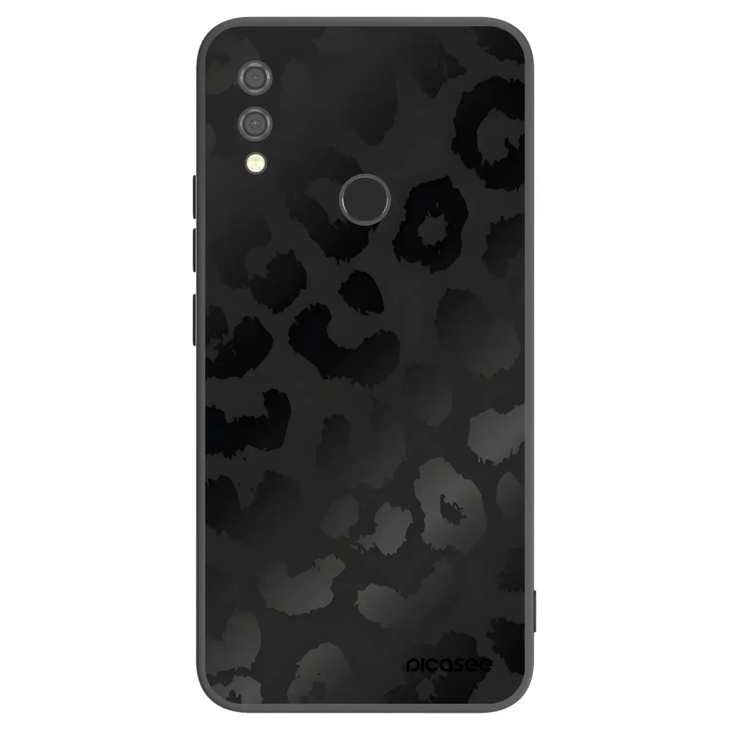 Silikonový černý obal pro Xiaomi Redmi Note 7 - Midnight Leopard