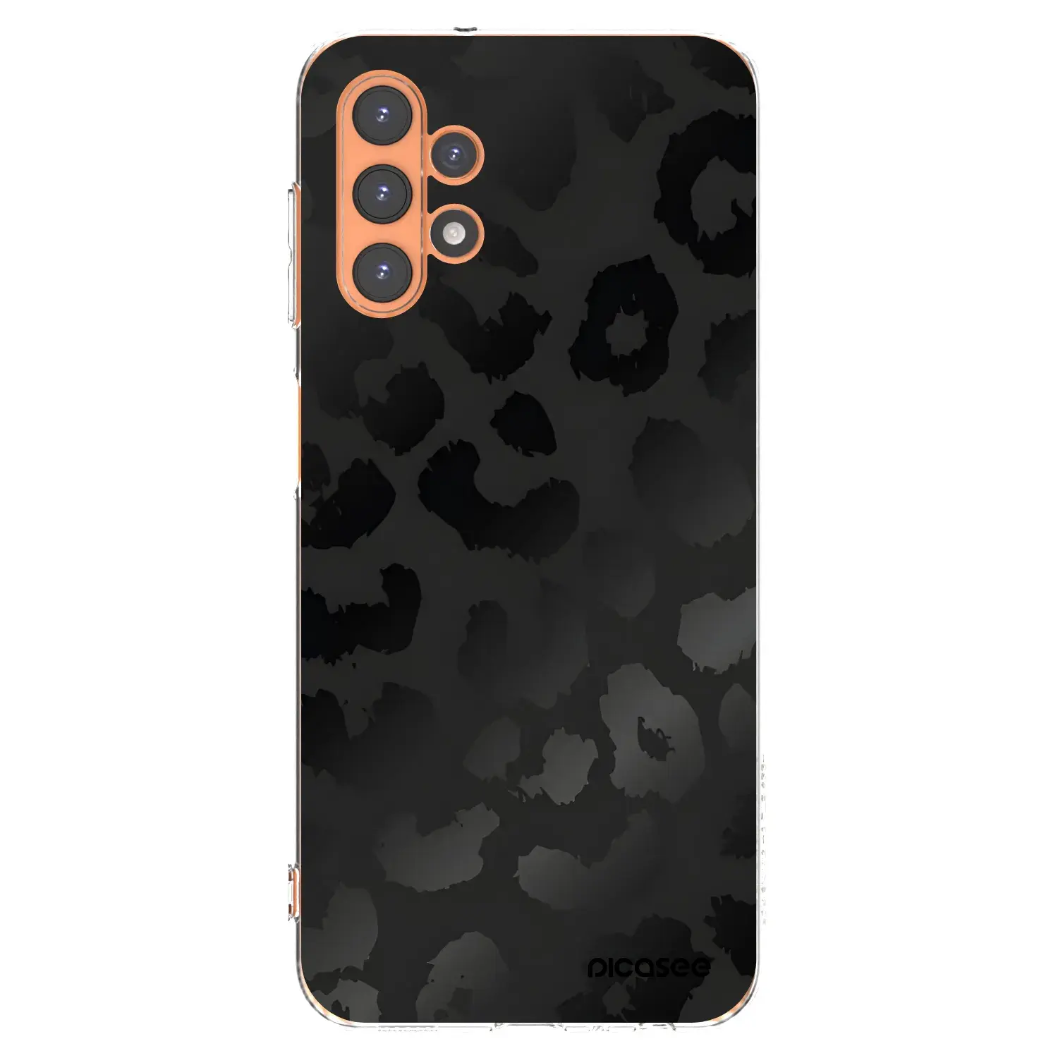 Silikonový průhledný obal pro Samsung Galaxy A13 5G - Midnight Leopard