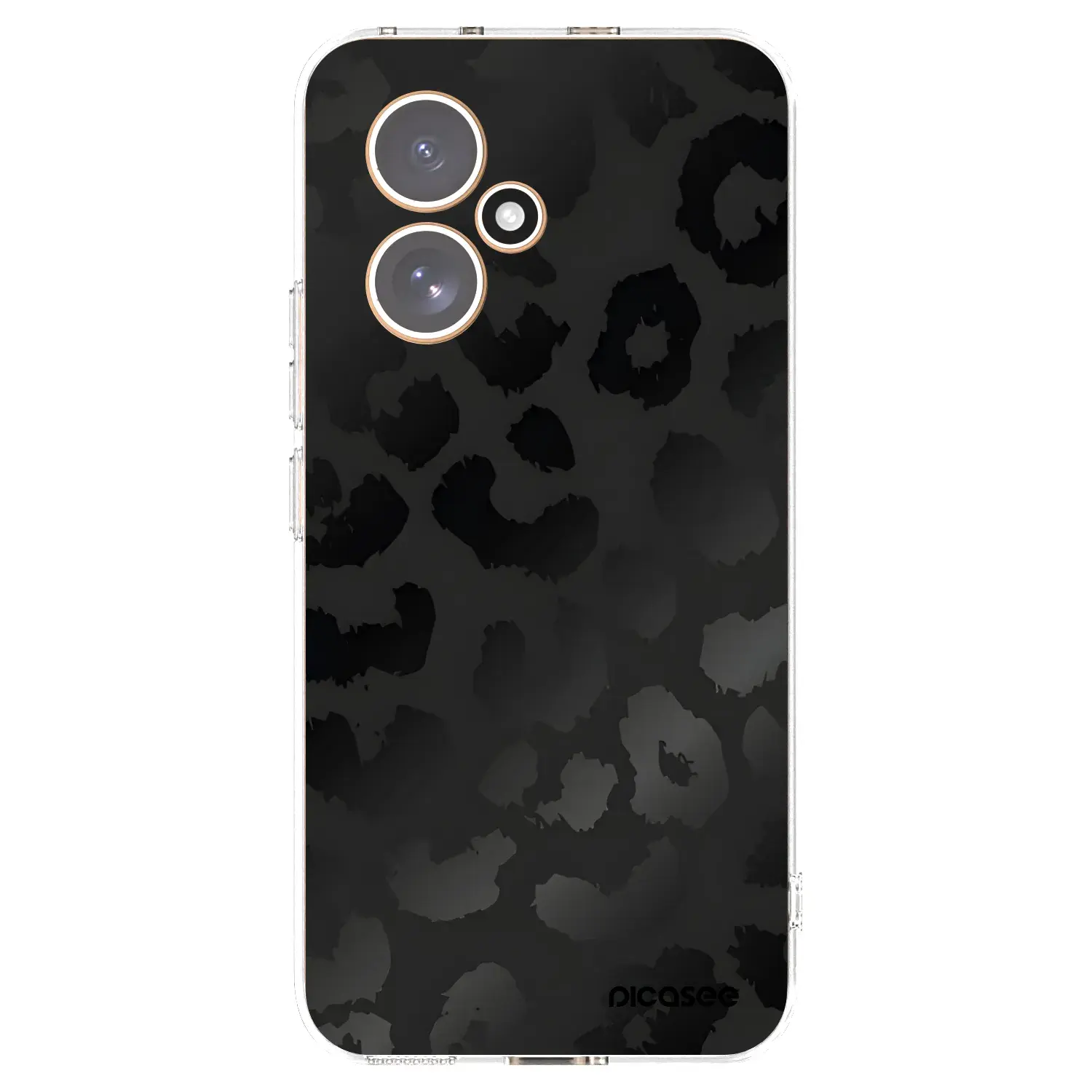 Silikonový průhledný obal pro Honor 400 5G - Midnight Leopard
