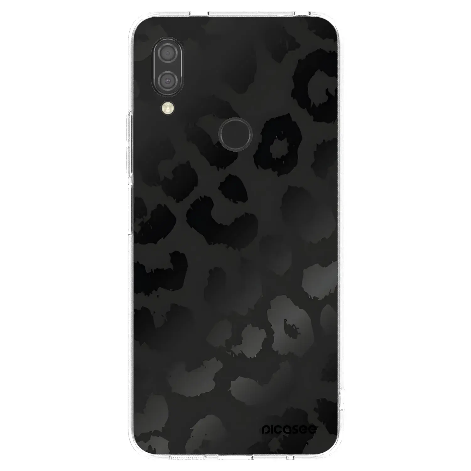 Silikonový průhledný obal pro Xiaomi Redmi 7 - Midnight Leopard