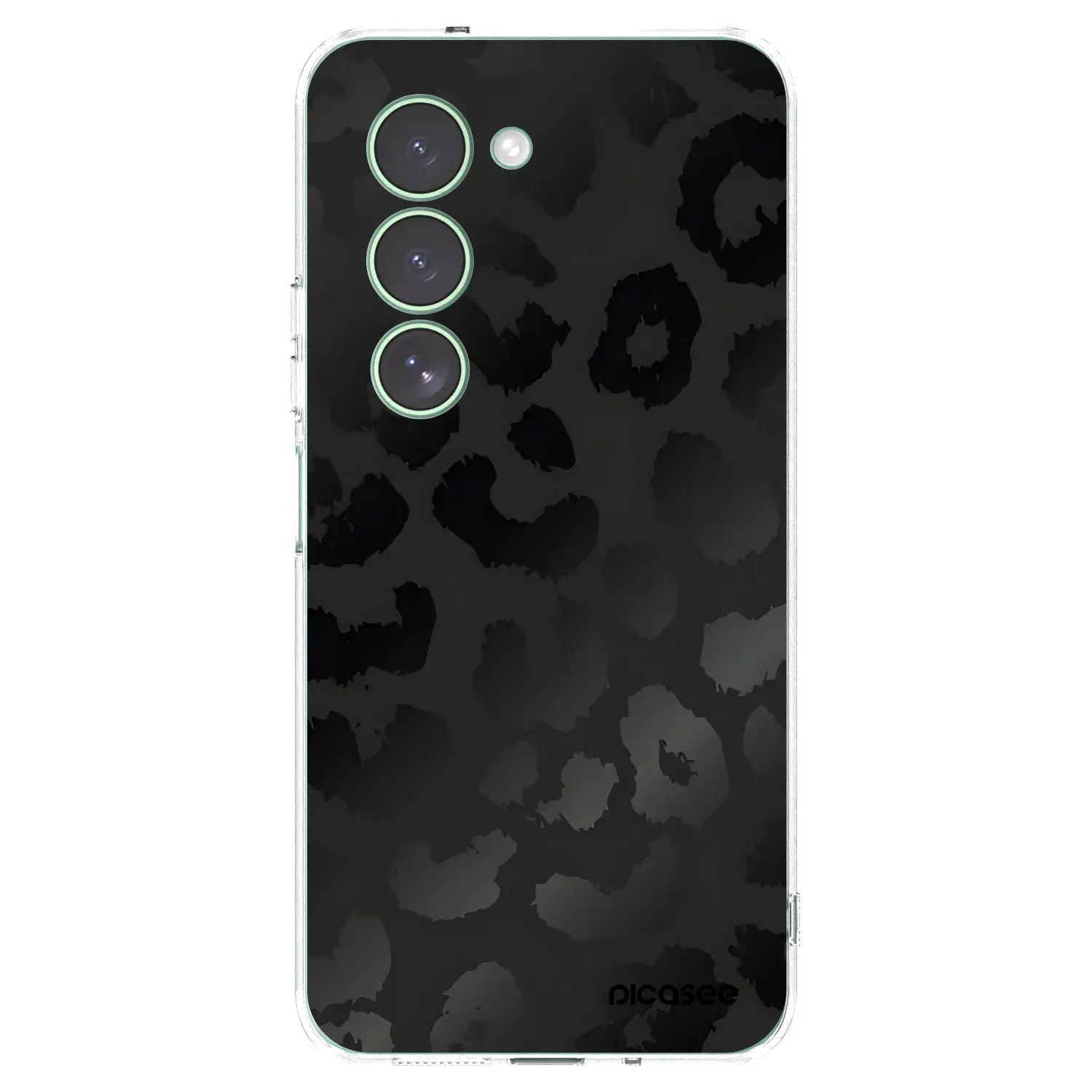 Silikonový průhledný obal pro Xiaomi Redmi 15 5G - Midnight Leopard