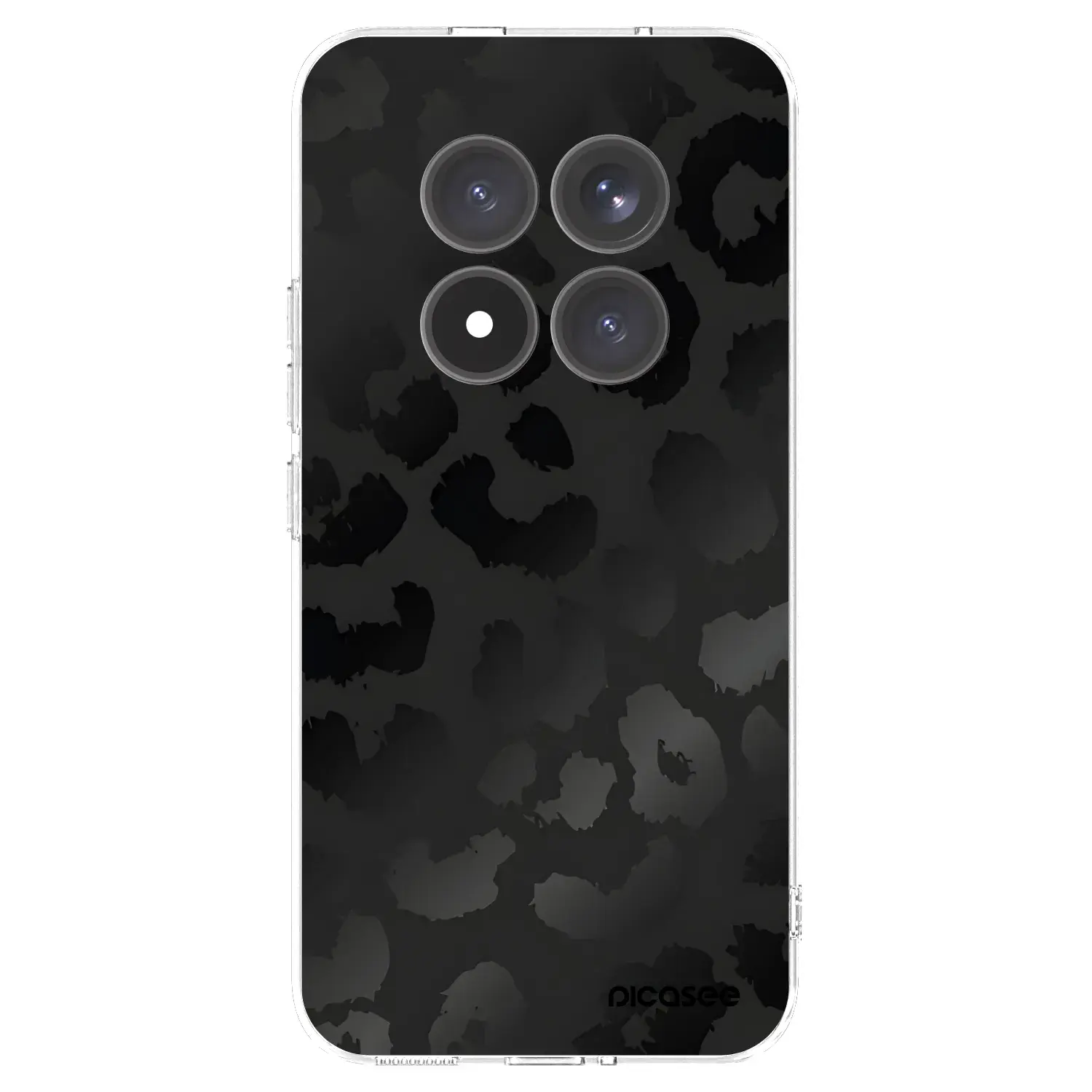Silikonový průhledný obal pro Xiaomi Redmi Note 15 Pro+ - Midnight Leopard