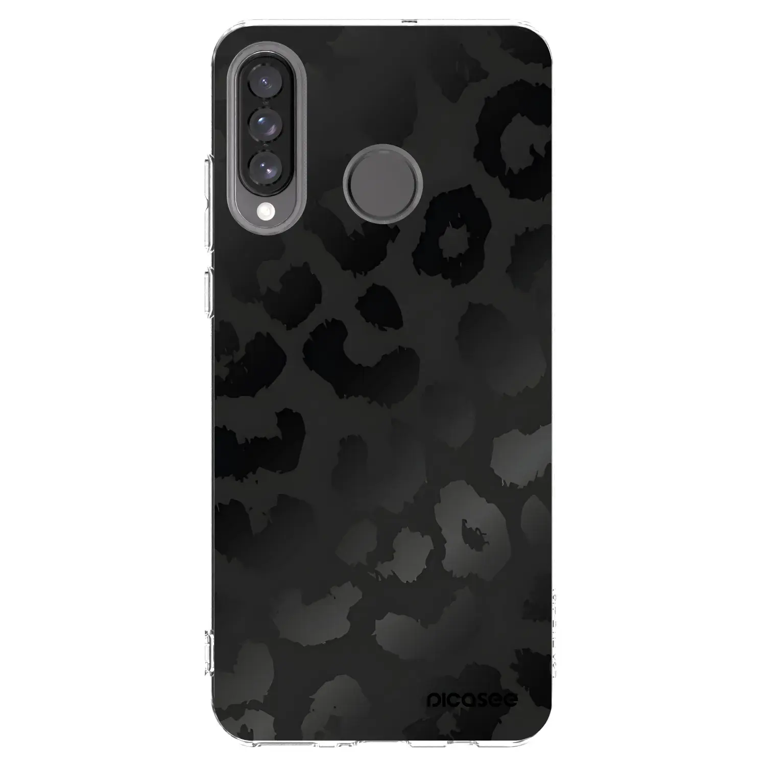 Silikonový průhledný obal pro Huawei P30 Lite - Midnight Leopard