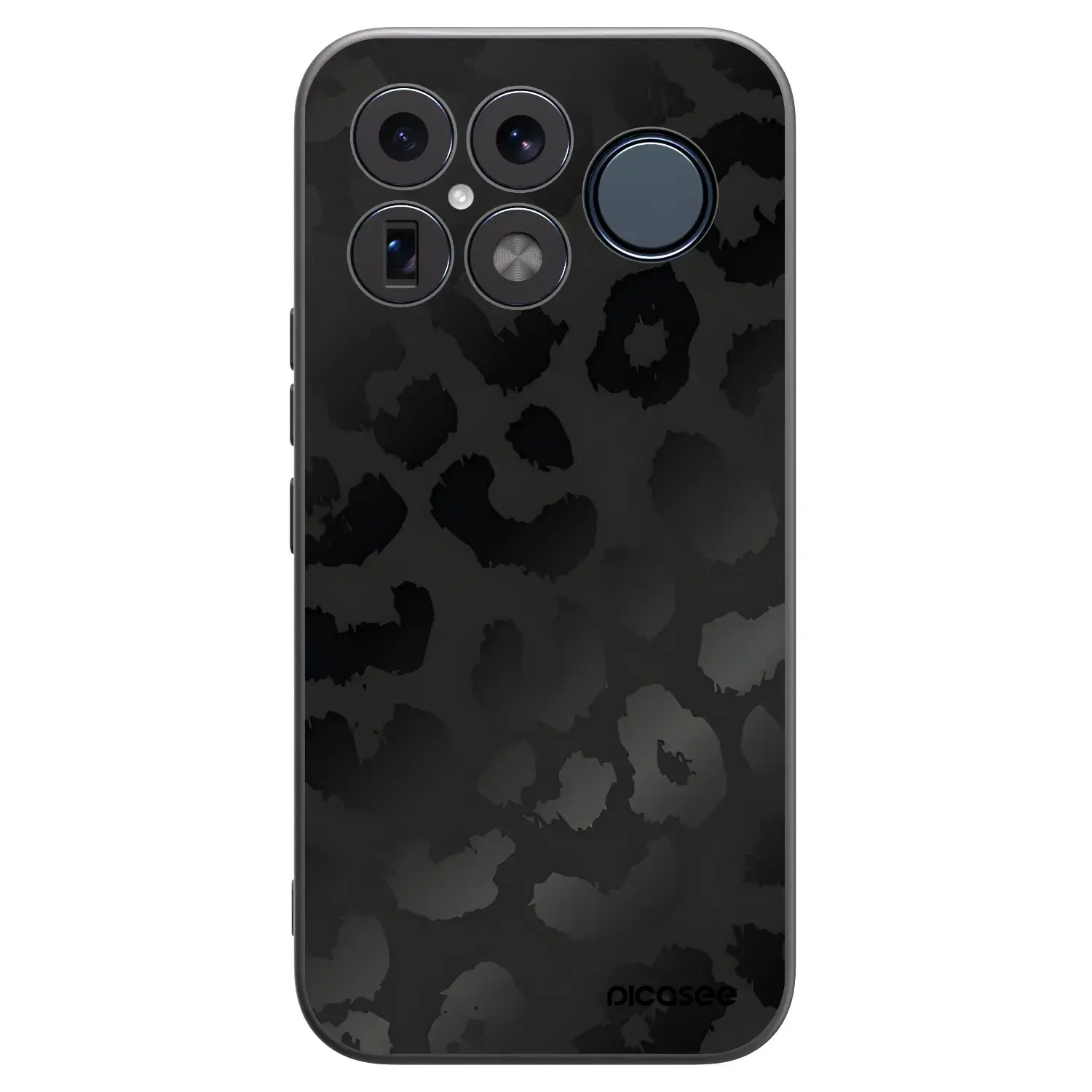 Silikonový černý obal pro Xiaomi Poco F8 Ultra - Midnight Leopard