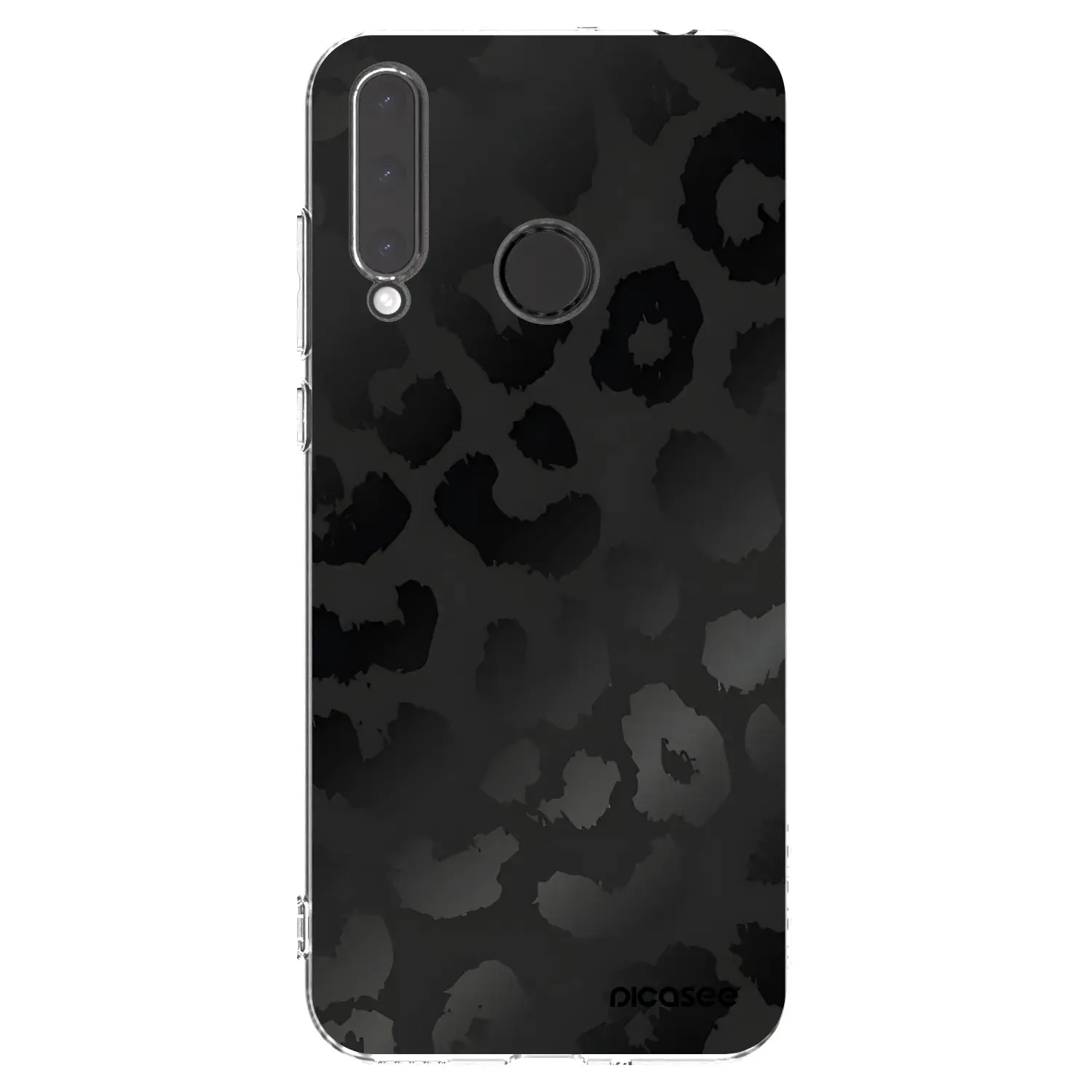 Silikonový průhledný obal pro Honor 20 Lite - Midnight Leopard