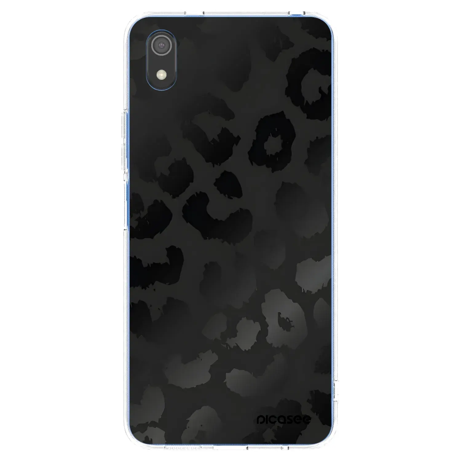 Silikonový průhledný obal pro Xiaomi Redmi 7A - Midnight Leopard