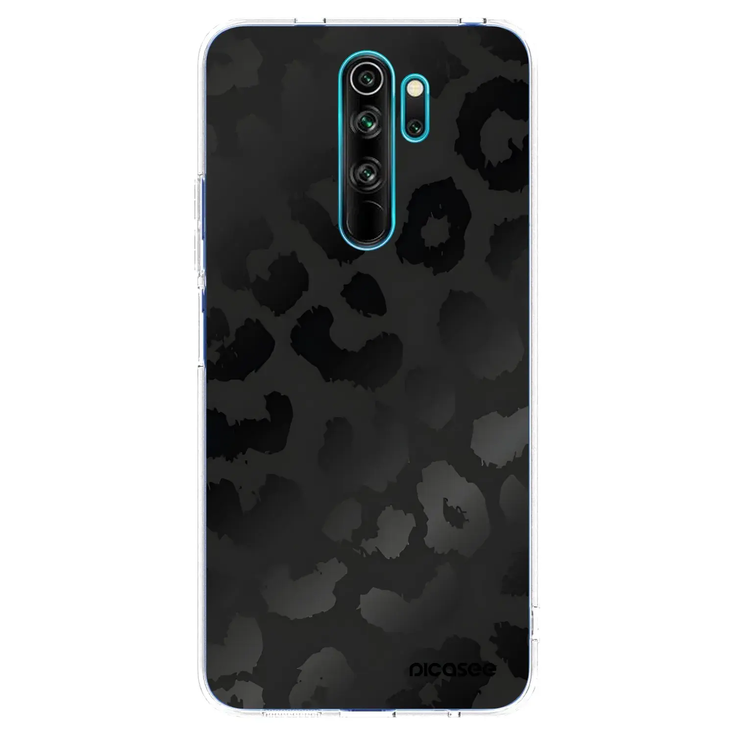 Silikonový průhledný obal pro Xiaomi Redmi Note 8 Pro - Midnight Leopard