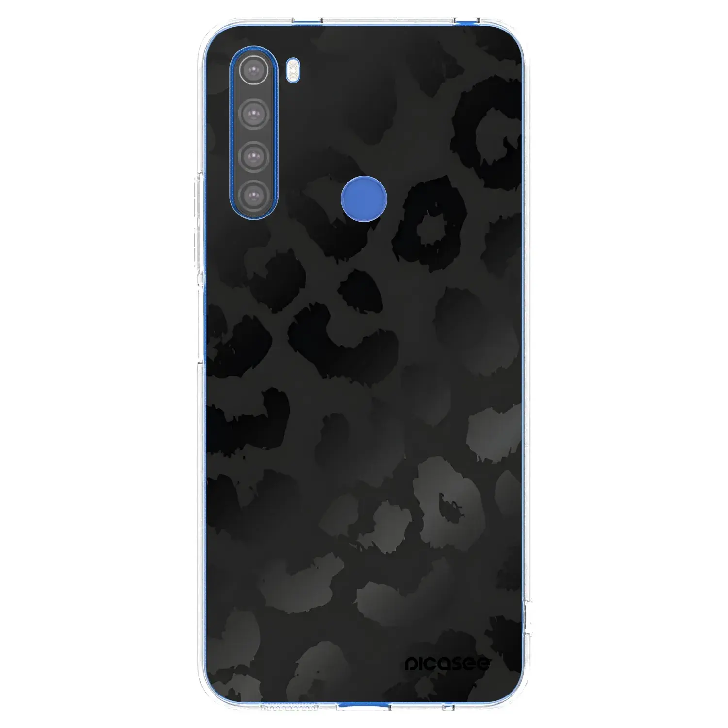 Silikonový průhledný obal pro Xiaomi Redmi Note 8T - Midnight Leopard
