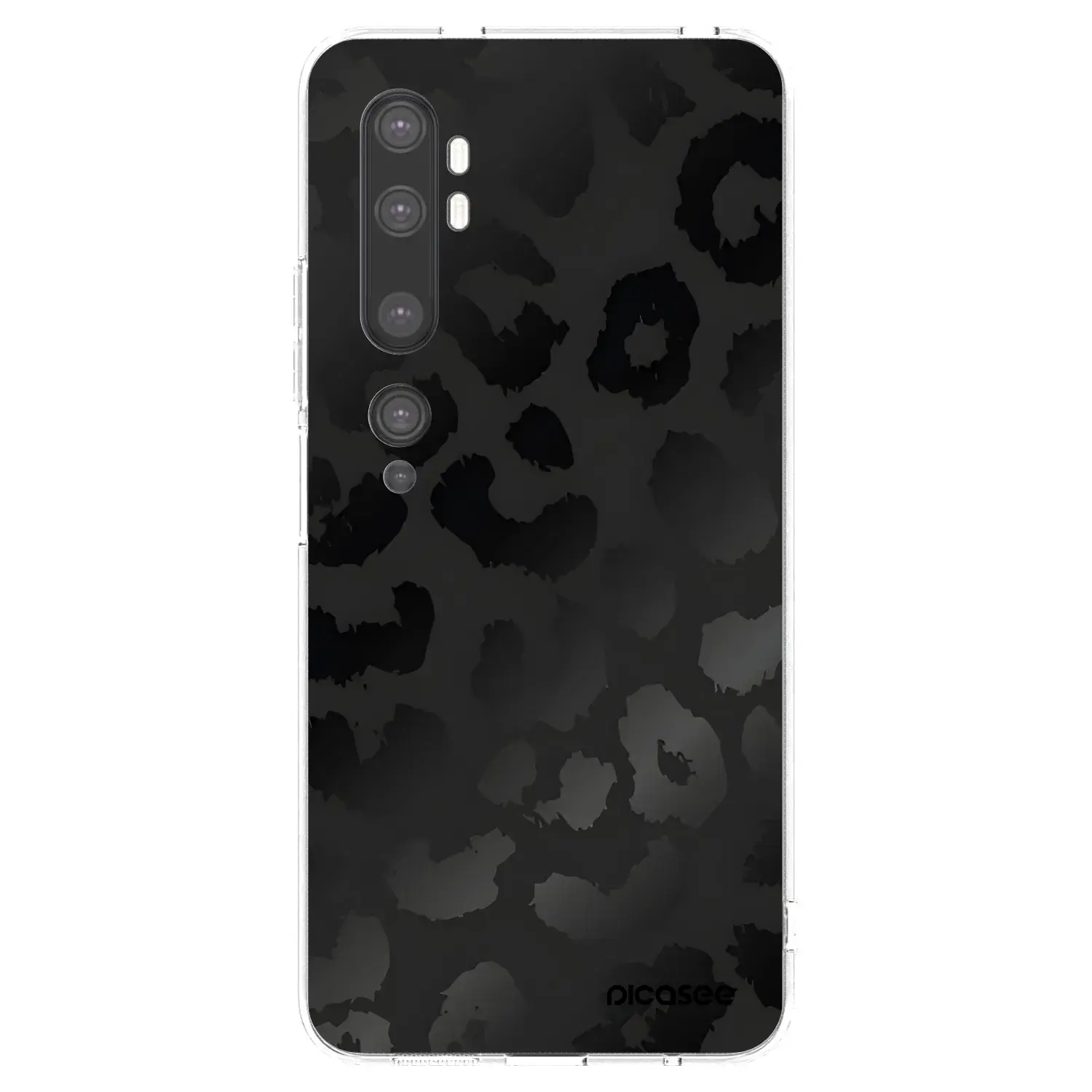 Silikonový průhledný obal pro Xiaomi Mi Note 10 (Pro) - Midnight Leopard