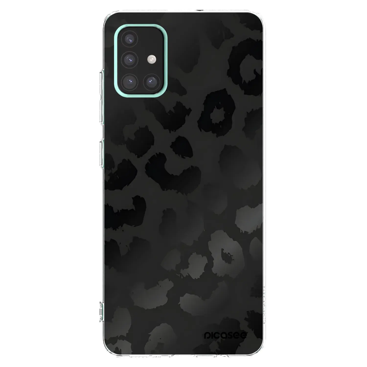 Silikonový průhledný obal pro Samsung Galaxy A51 A515F - Midnight Leopard