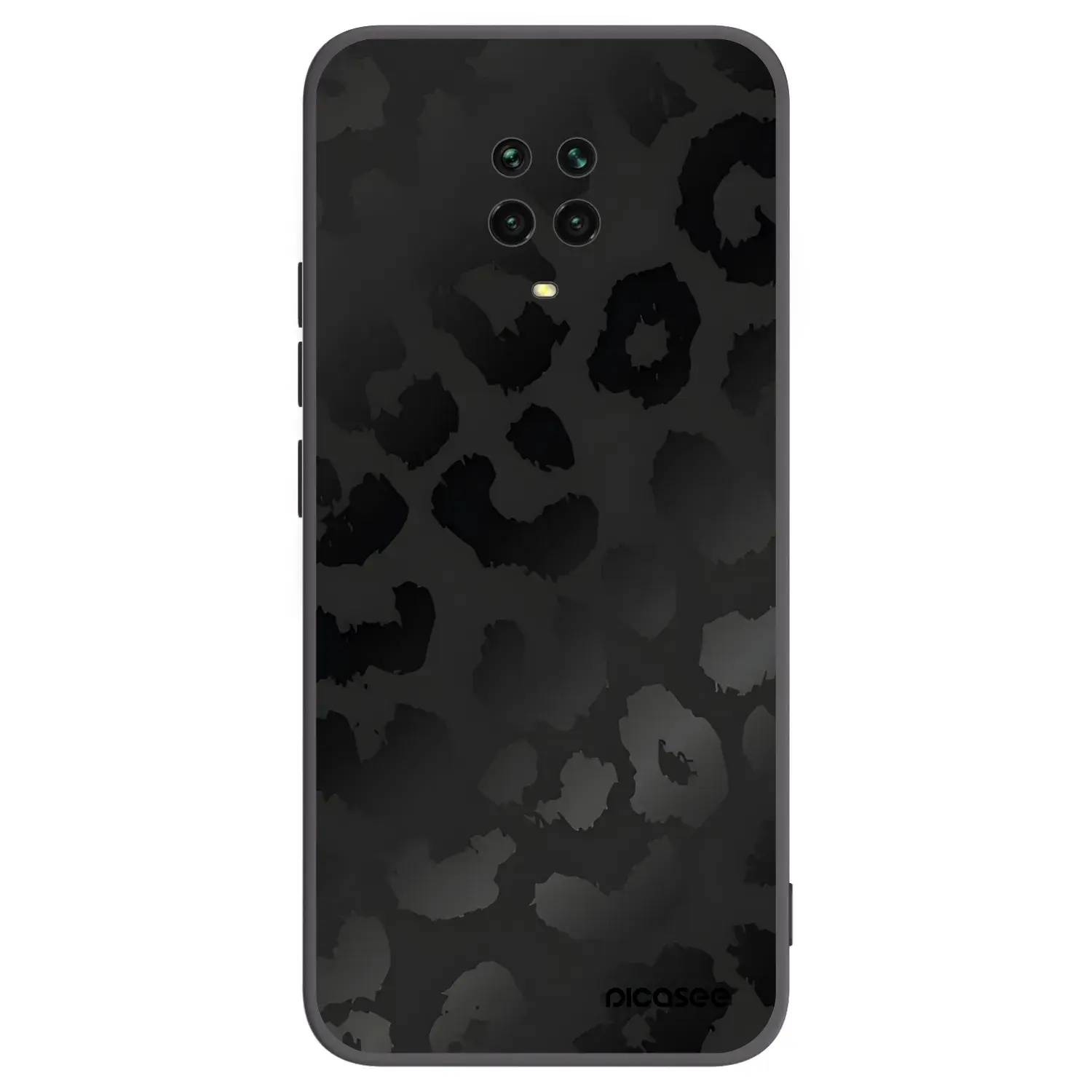 Silikonový černý obal pro Xiaomi Redmi Note 9 Pro - Midnight Leopard