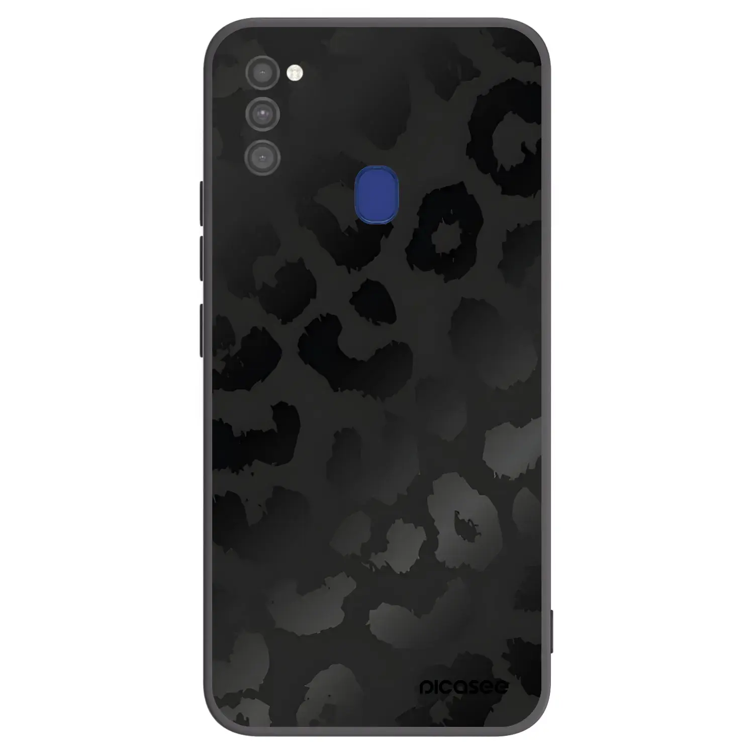 Silikonový černý obal pro Samsung Galaxy M21 M215F - Midnight Leopard