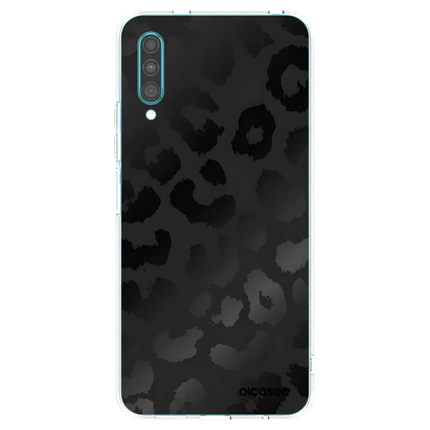Silikonový průhledný obal pro Samsung Galaxy A30s A307F - Midnight Leopard
