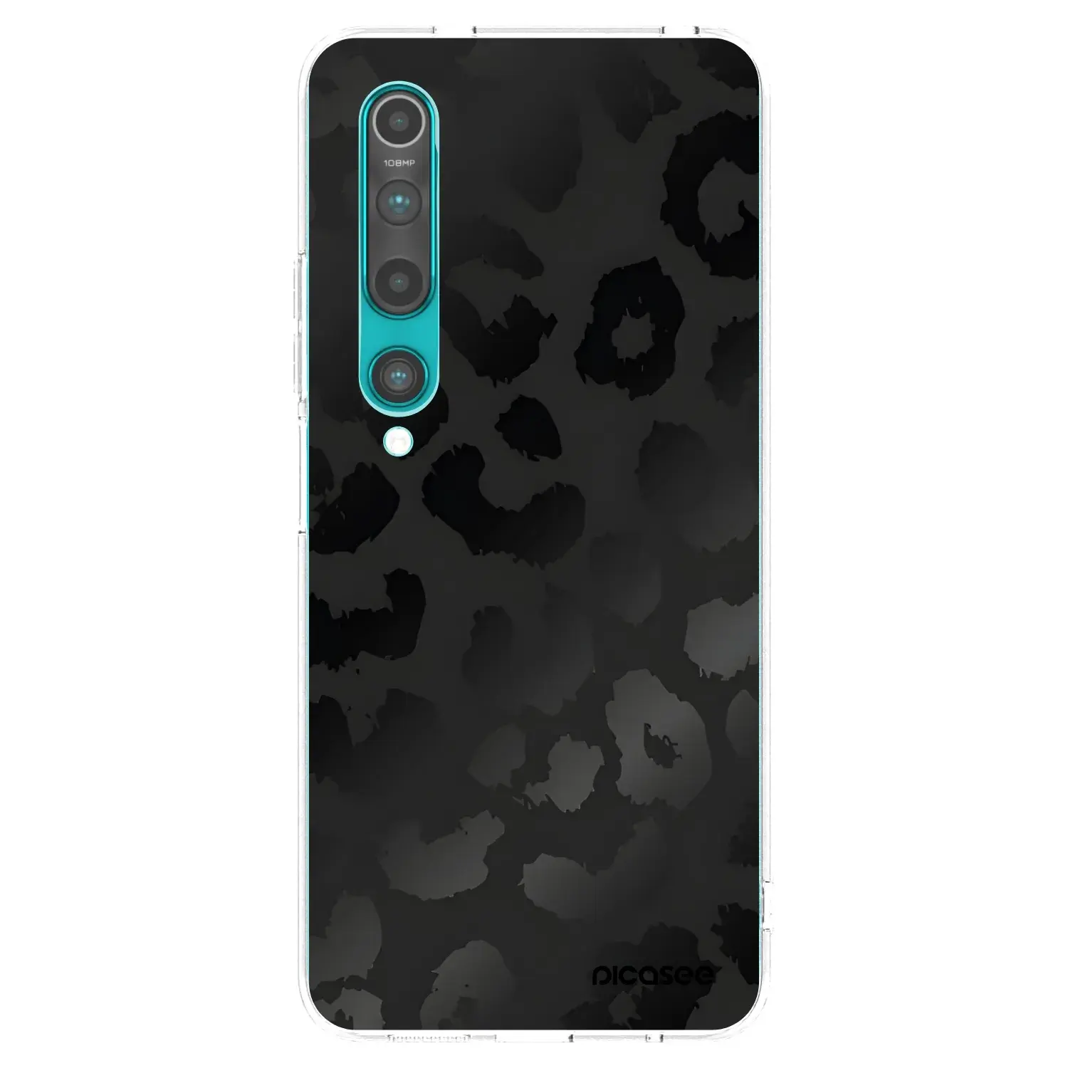 Silikonový průhledný obal pro Xiaomi Mi 10 - Midnight Leopard