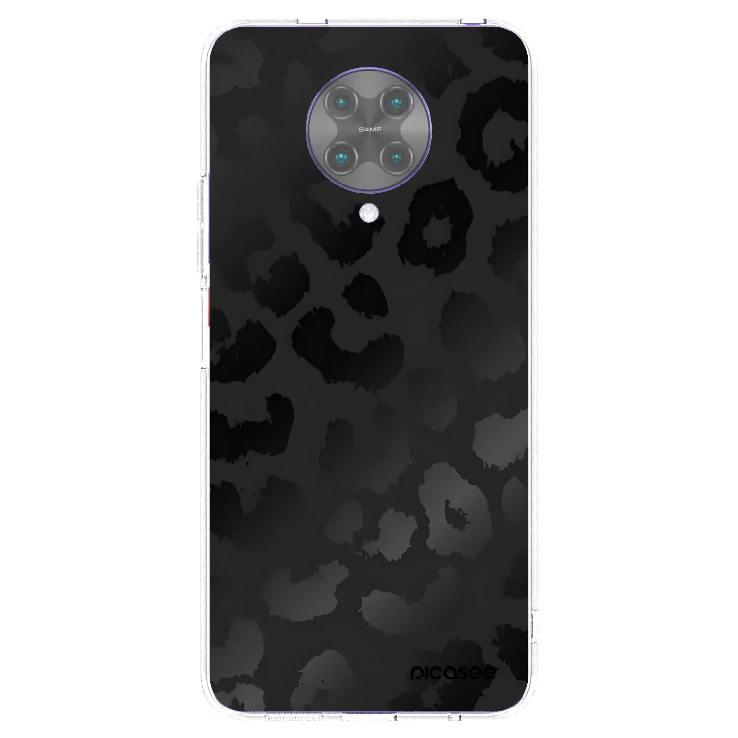 Silikonový průhledný obal pro Xiaomi Poco F2 Pro - Midnight Leopard