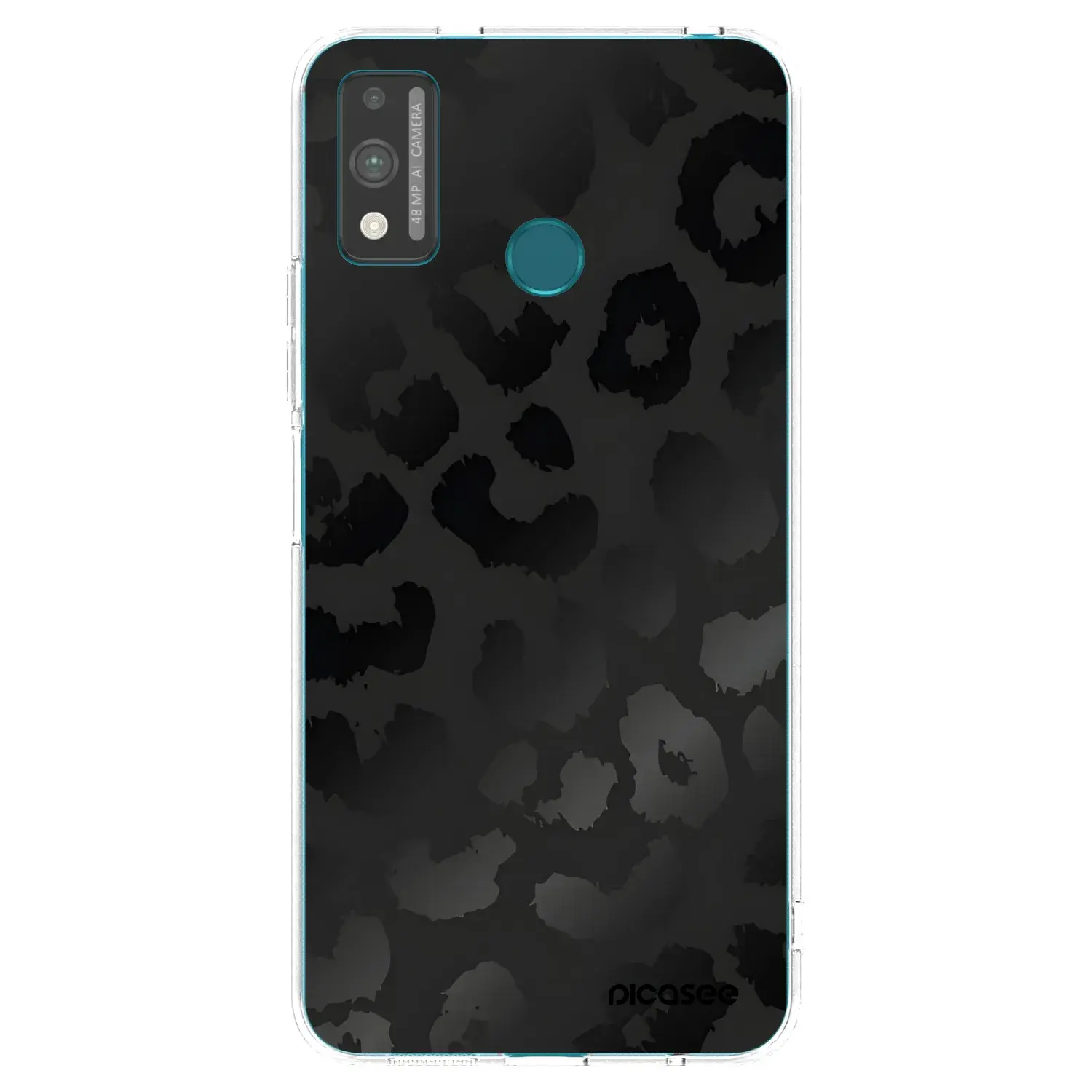 Silikonový průhledný obal pro Honor 9X Lite - Midnight Leopard