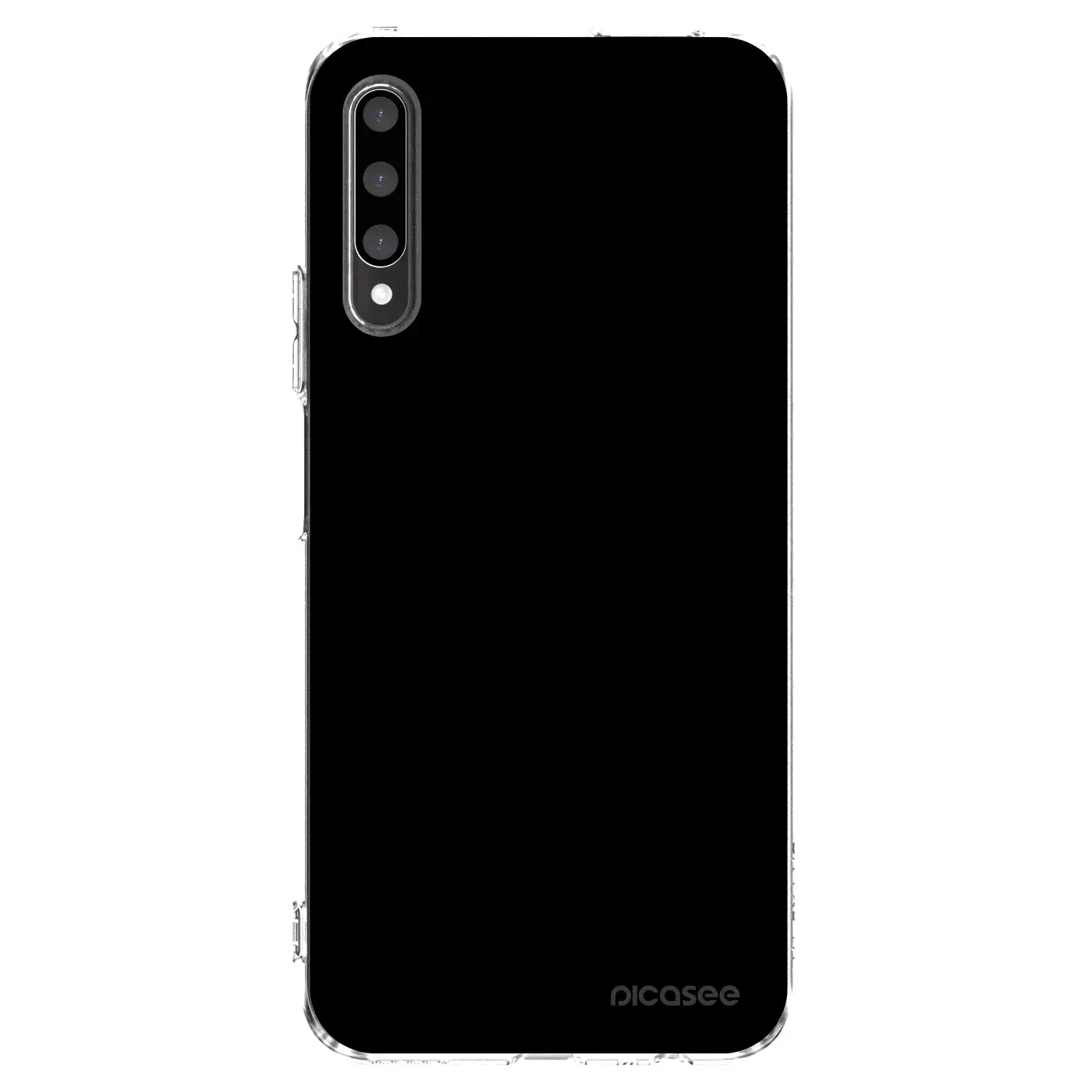 Silikonový průhledný obal pro Honor 9X Pro - Black Bliss