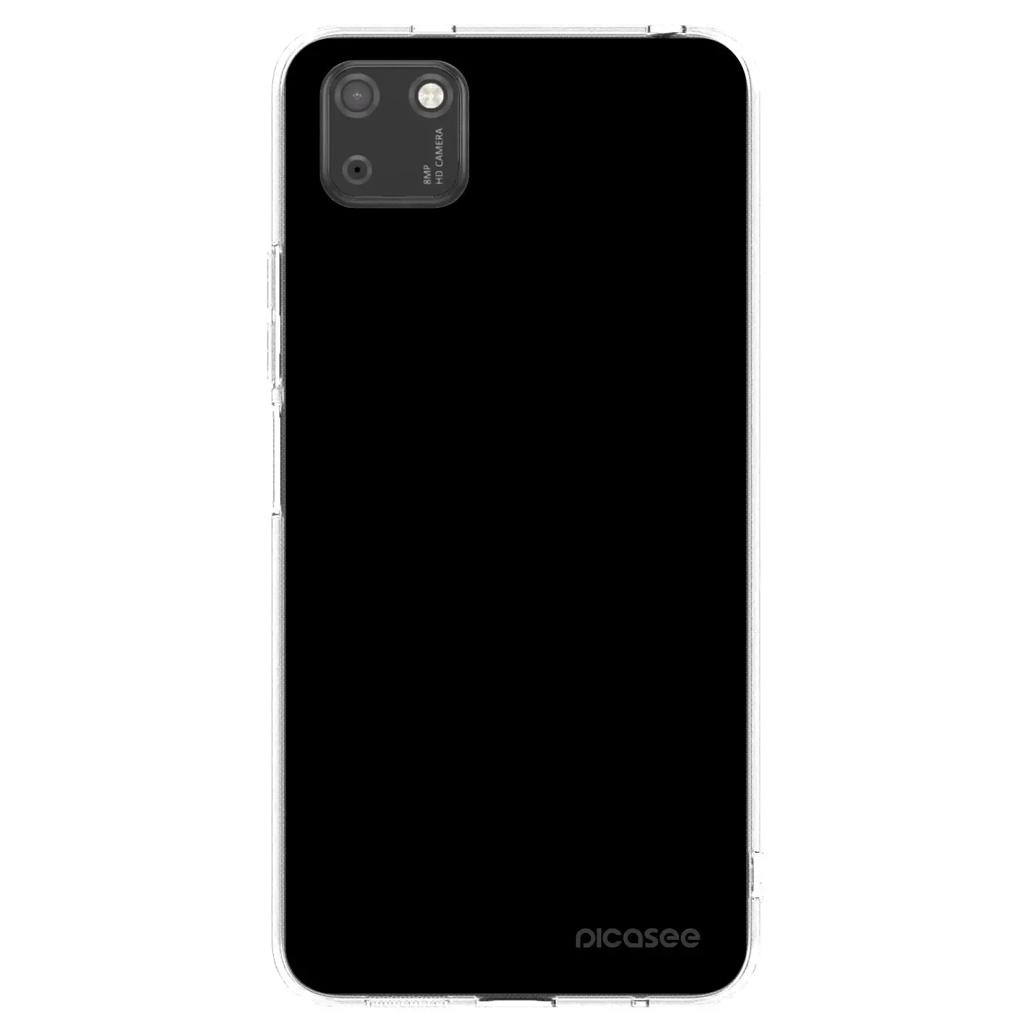 Silikonový průhledný obal pro Huawei Y5P - Black Bliss